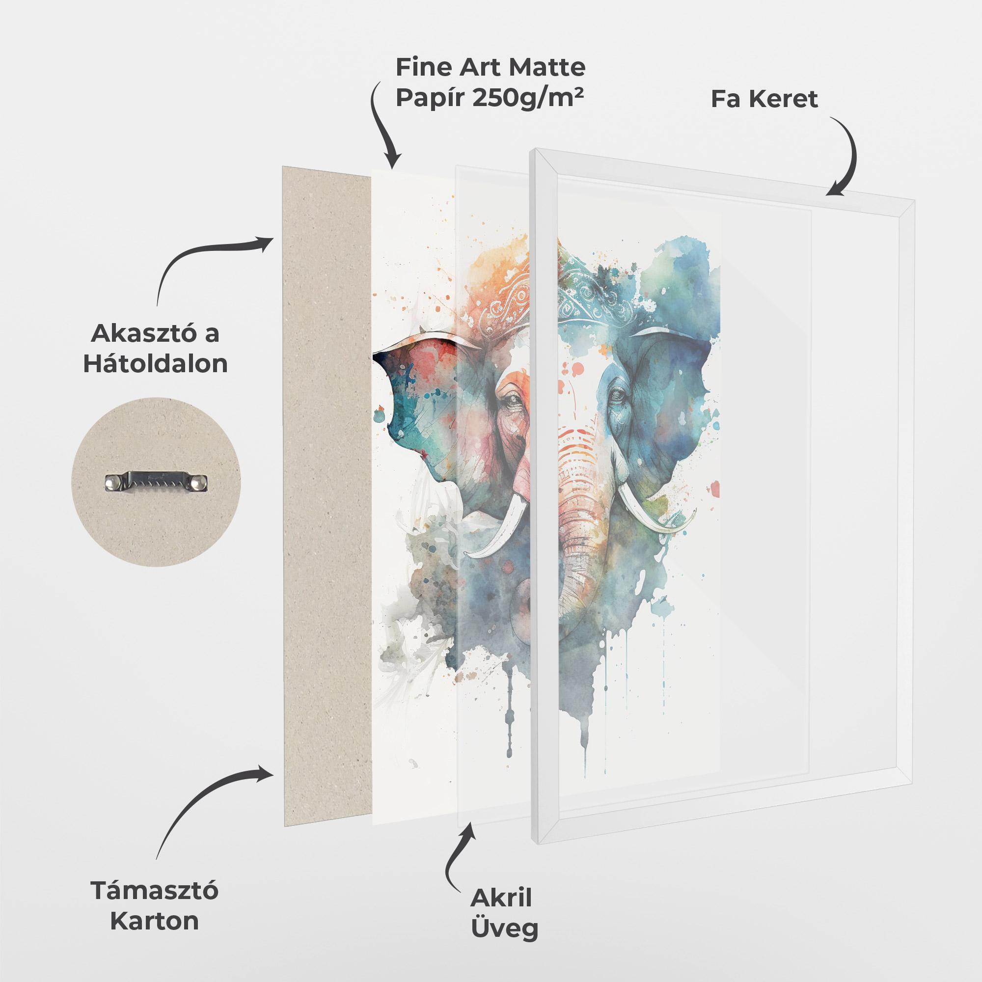 Keretezett Poszter Ganesha Chaturthi mockup 1