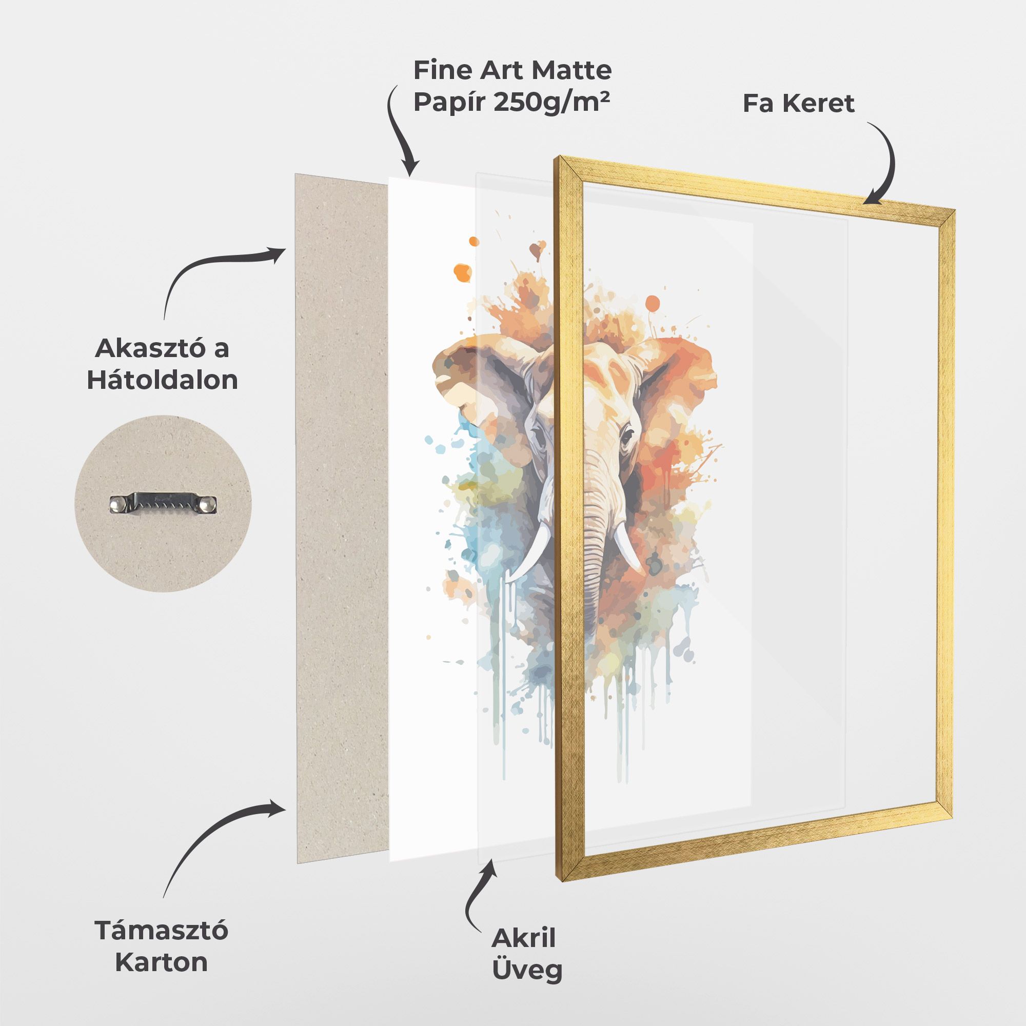 Safari Animal Art mockup 1