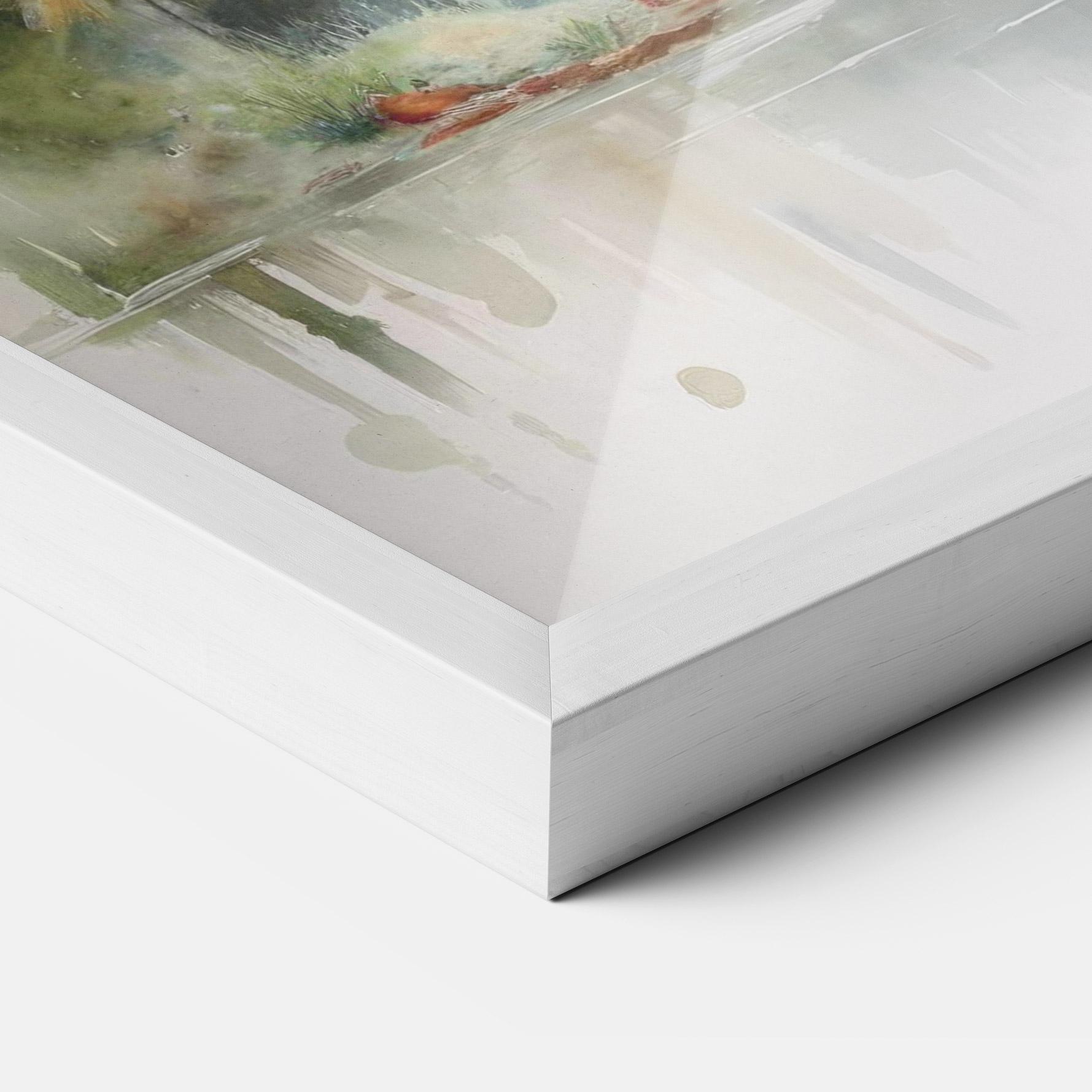 Keretezett Poszter Wild Watercolor Elephant mockup 3