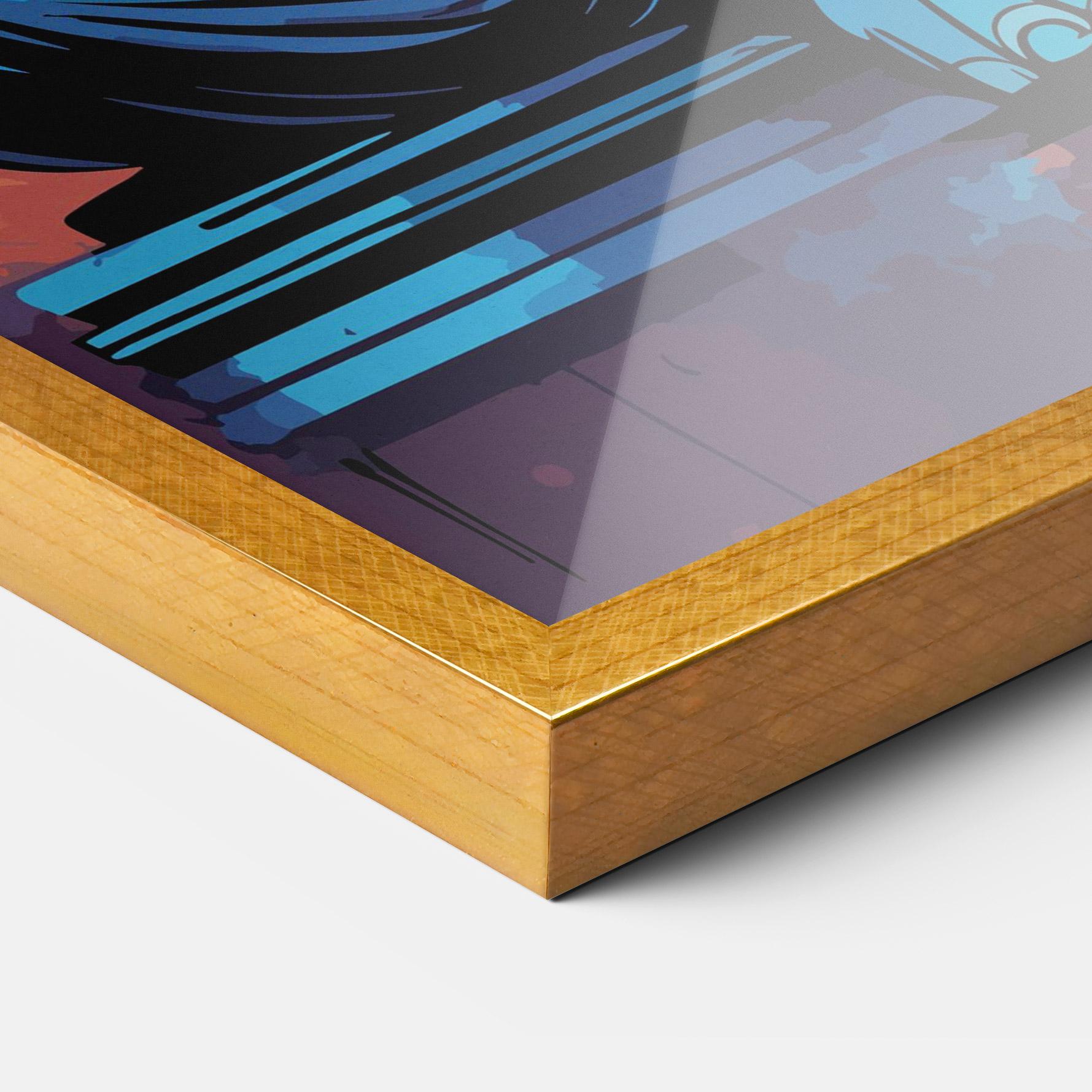 Keretezett Poszter Colorful Chaturthi mockup 3