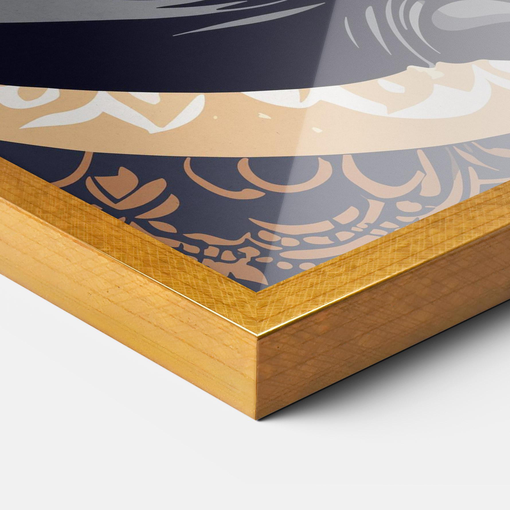 Keretezett Poszter Elefant Color Mix mockup 3