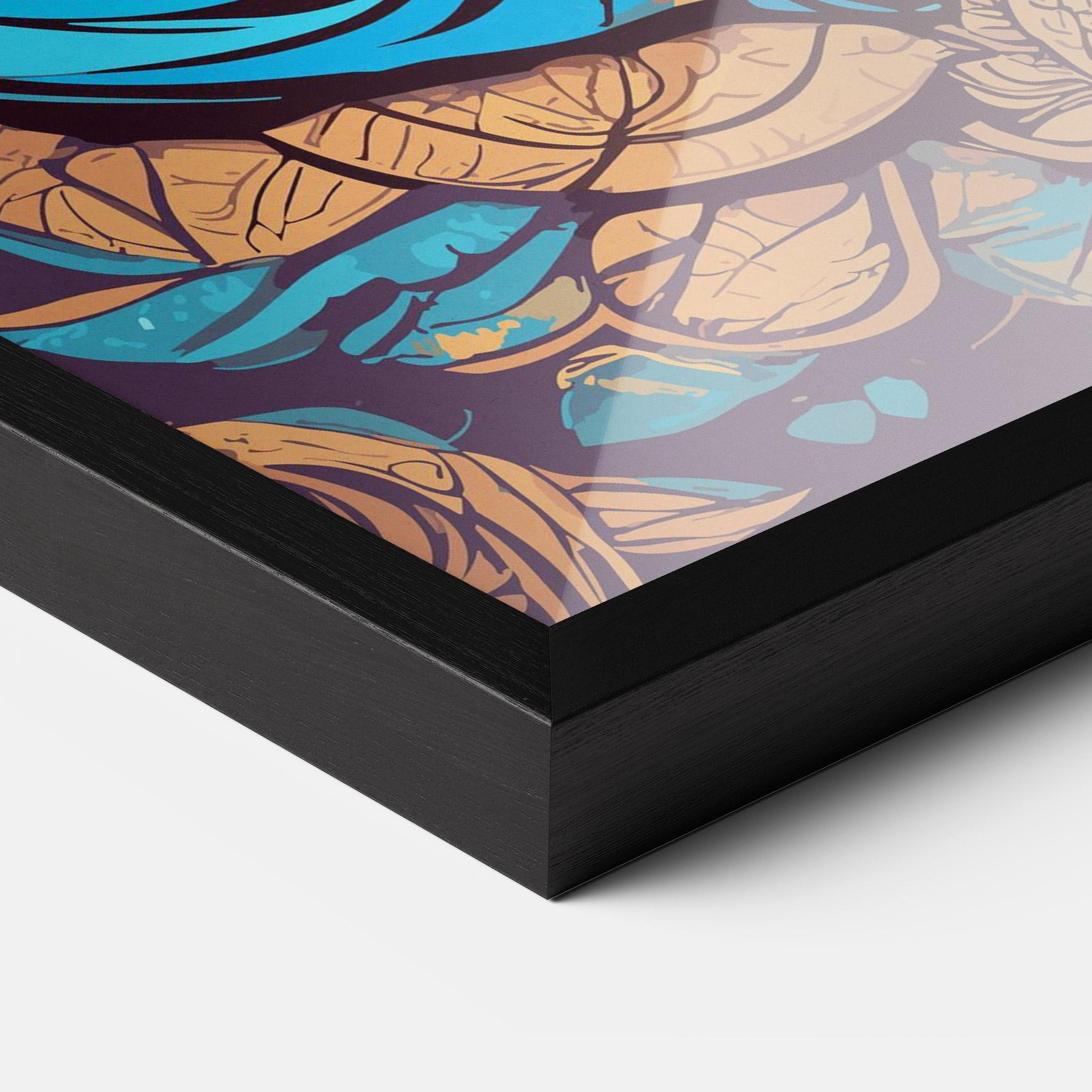 Keretezett Poszter Blue Elephant mockup 3