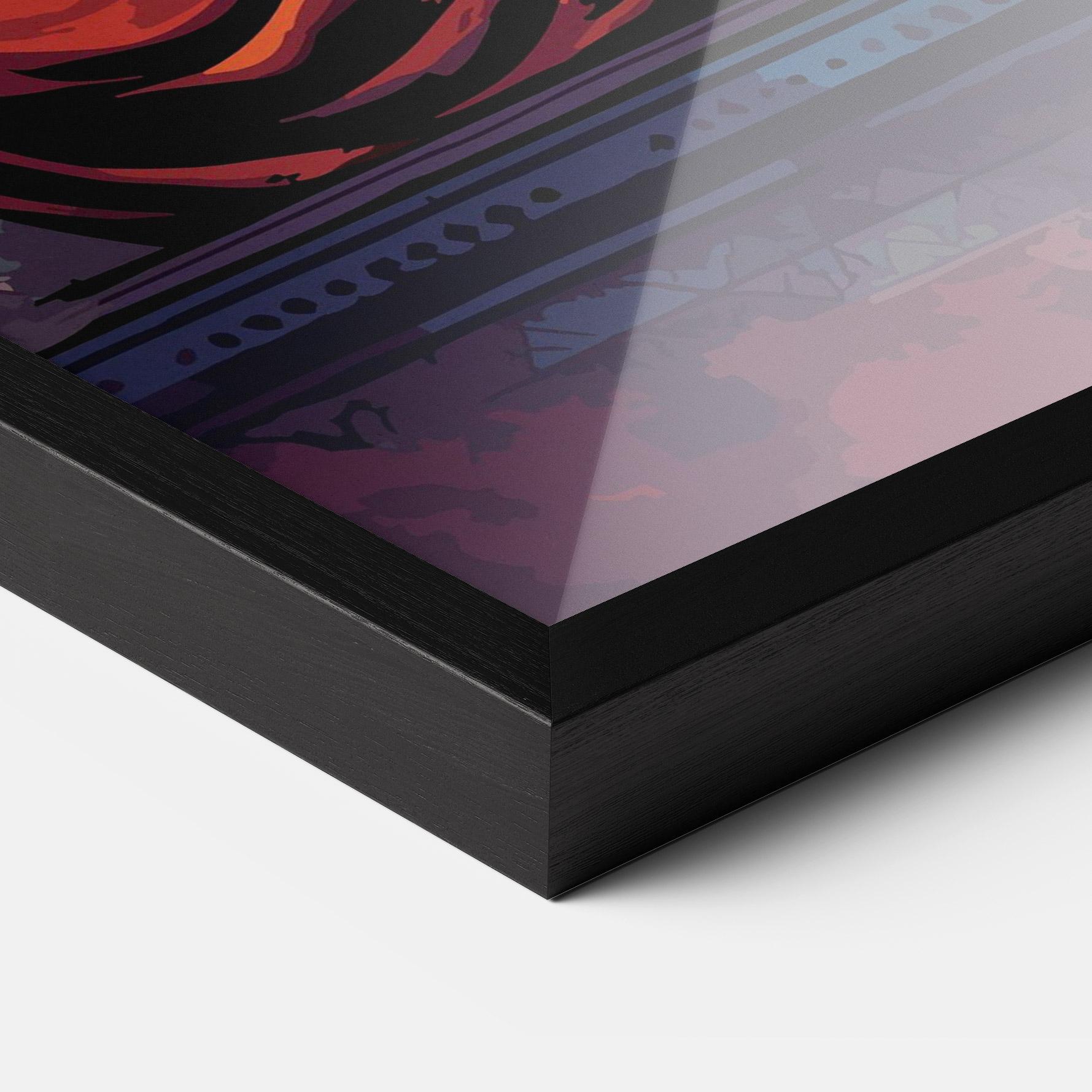 Keretezett Poszter Ganesh Colorful mockup 3