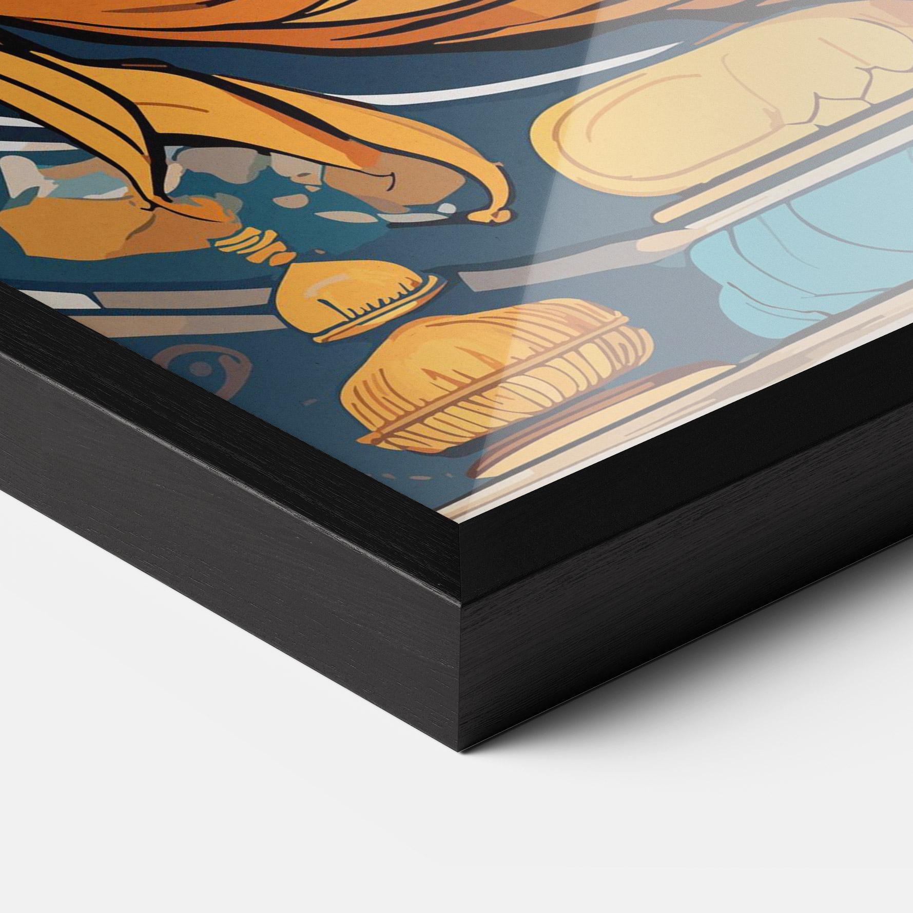 Keretezett Poszter Gold Ganpati mockup 3