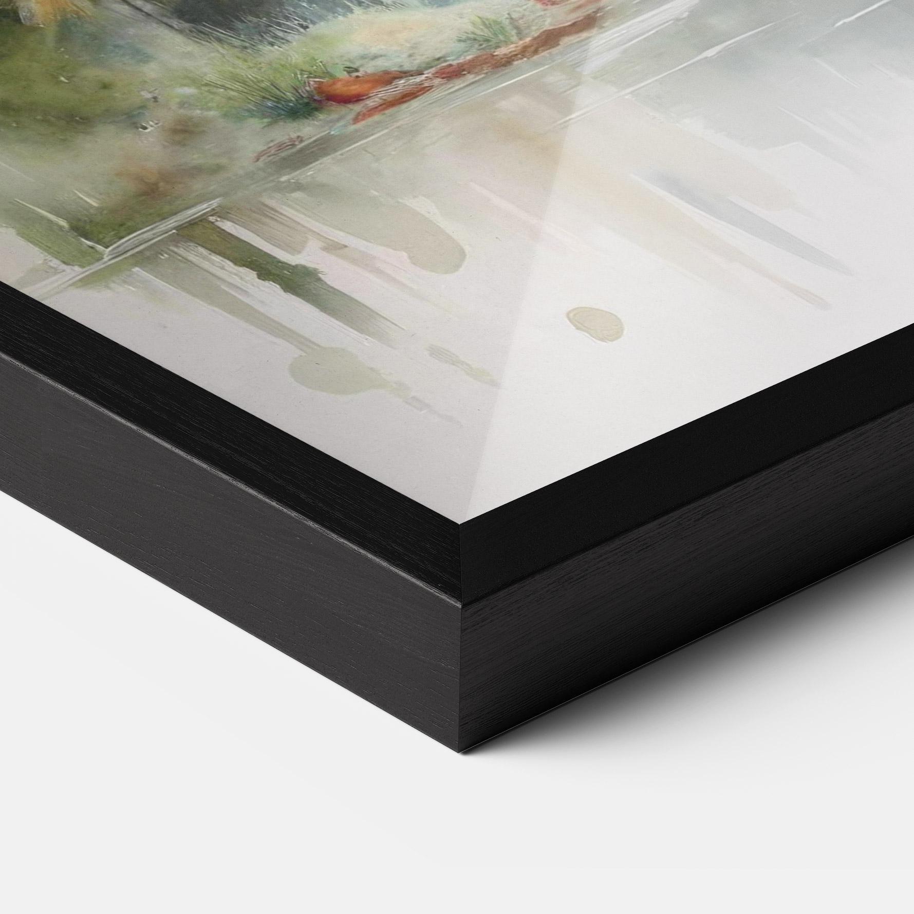 Keretezett Poszter Wild Watercolor Elephant mockup 3