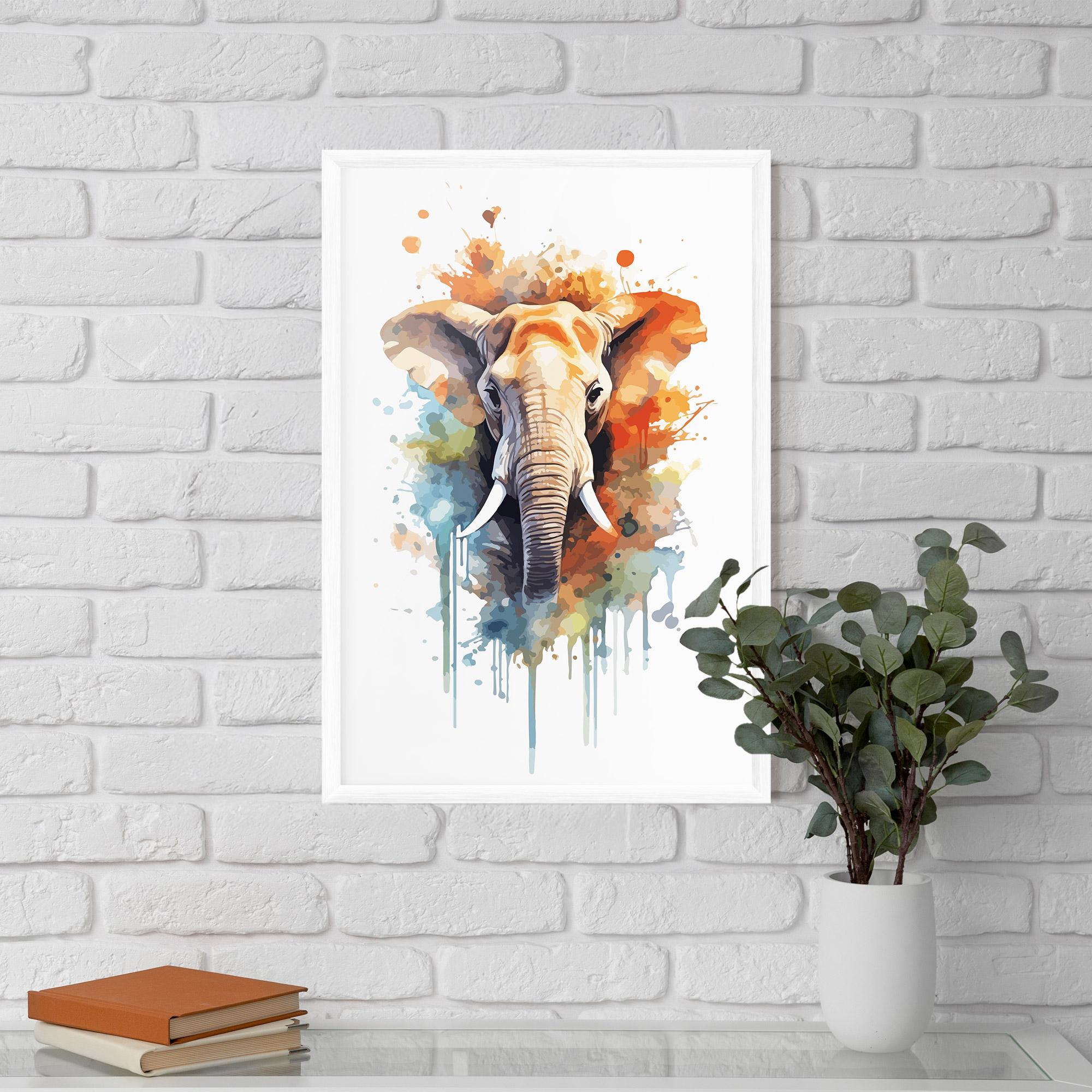 Keretezett Poszter Safari Animal Art mockup 5
