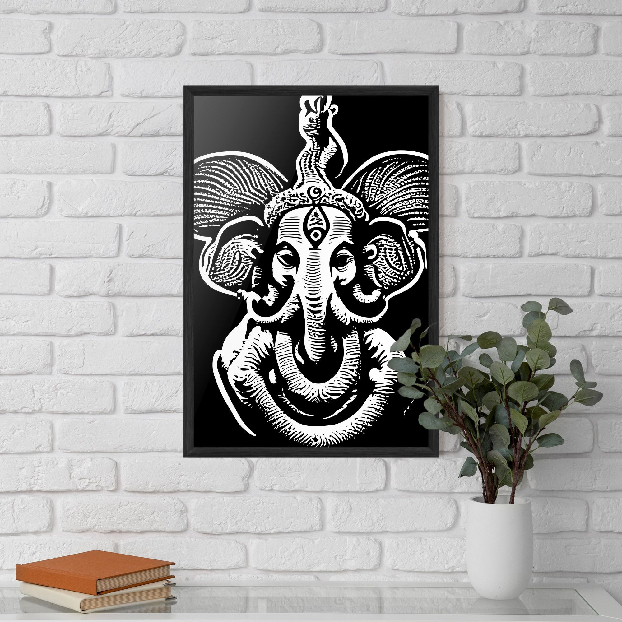 White Head Elephant mockup 5