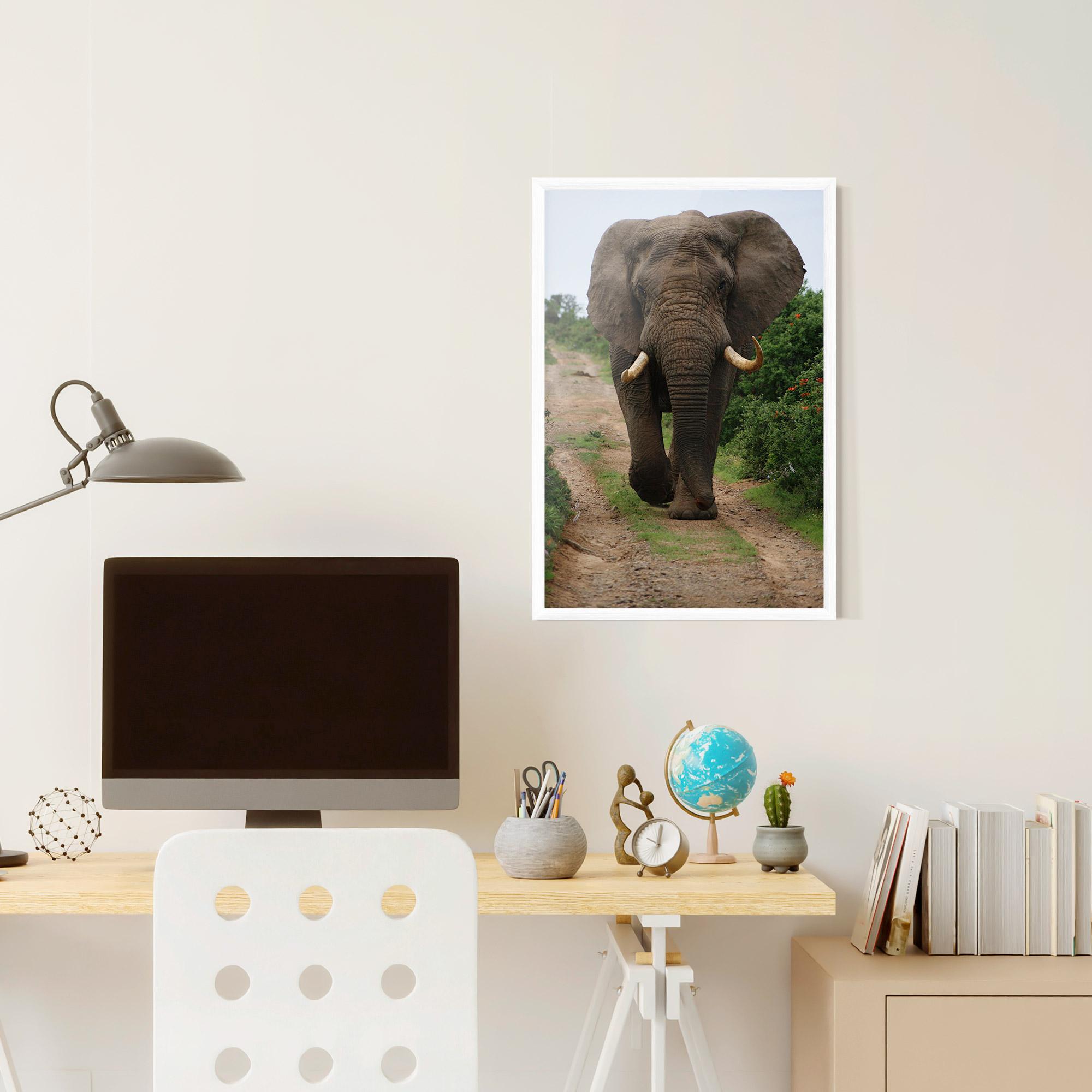 Keretezett Poszter Elephant Safari mockup 6