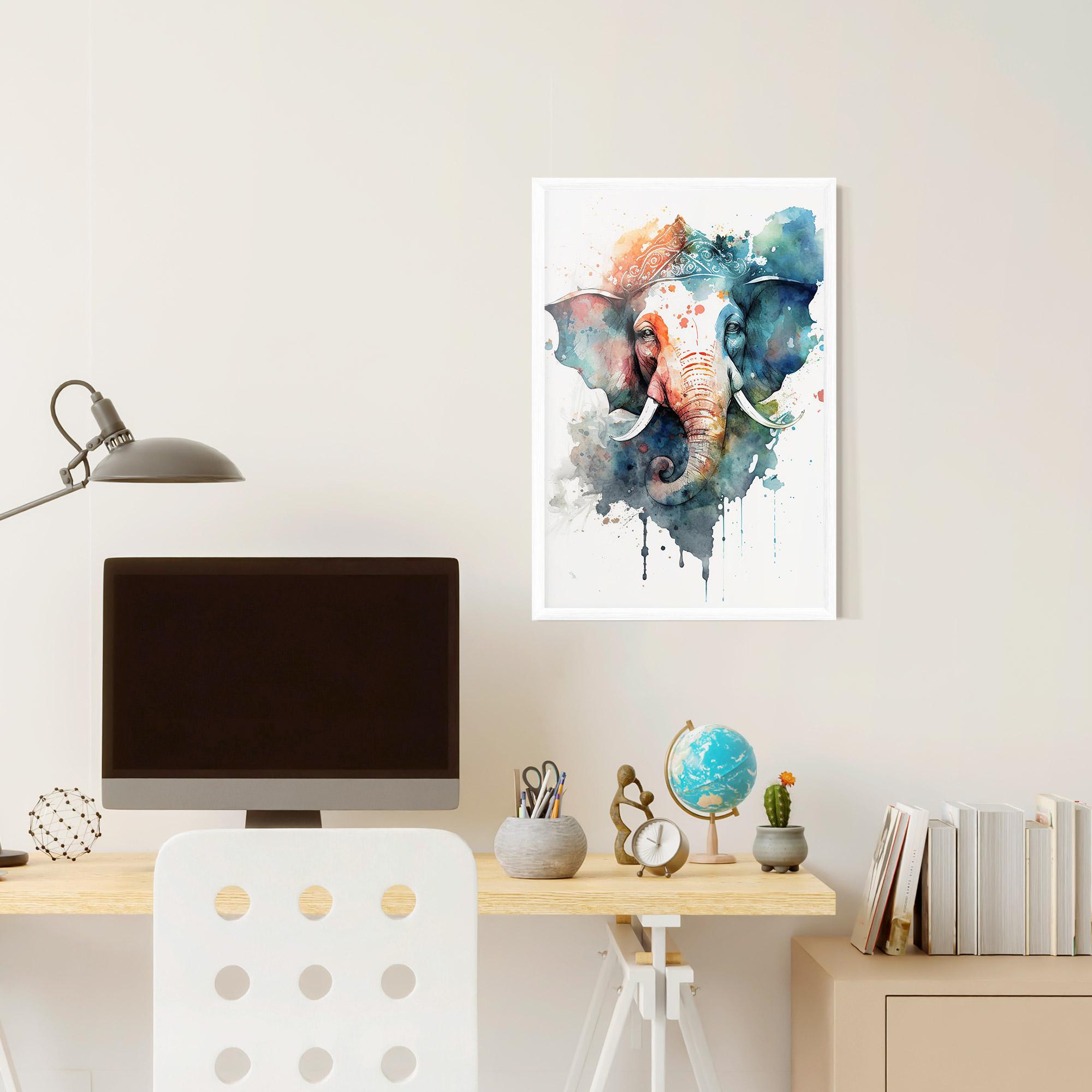 Keretezett Poszter Ganesha Chaturthi mockup 6