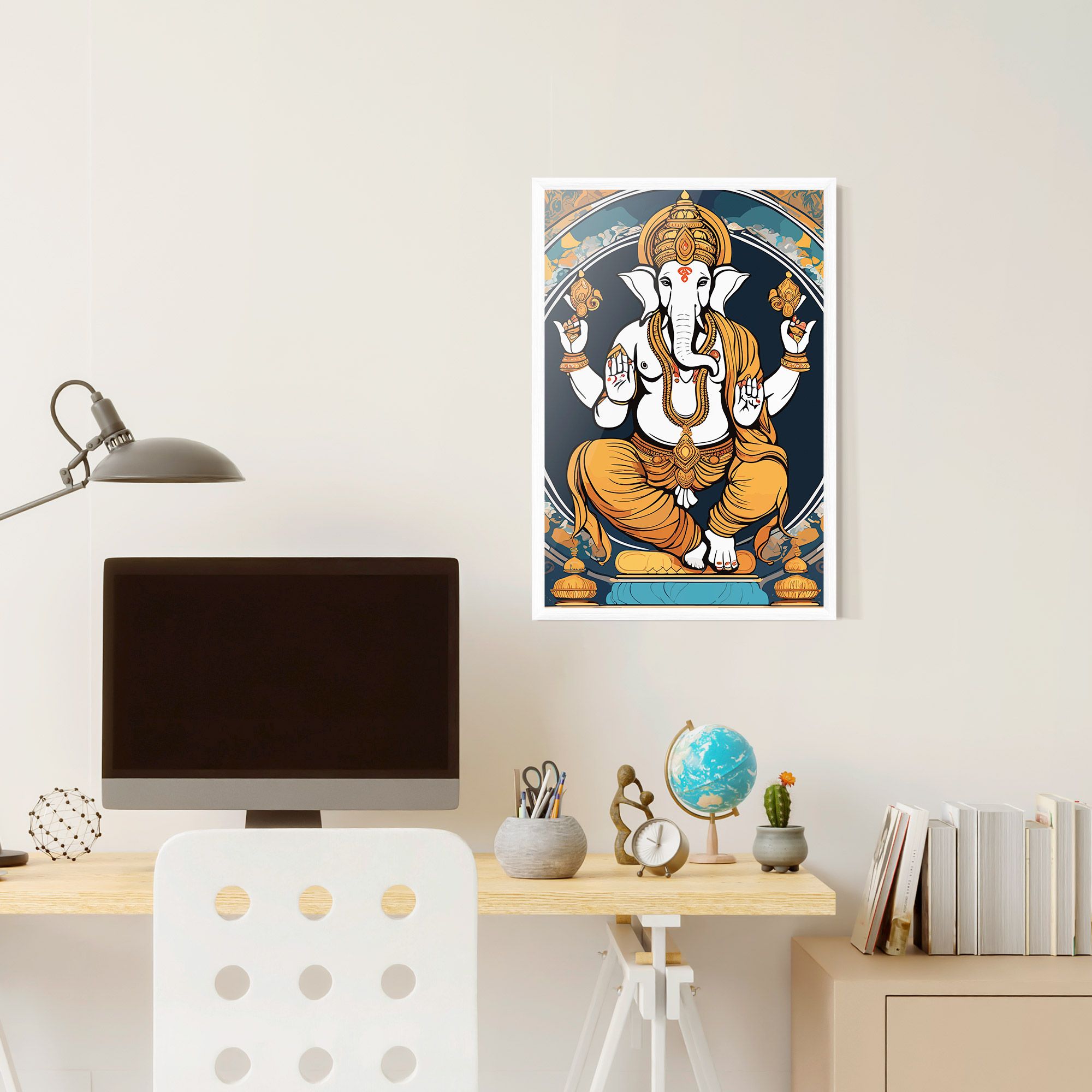 Gold Ganpati mockup 6