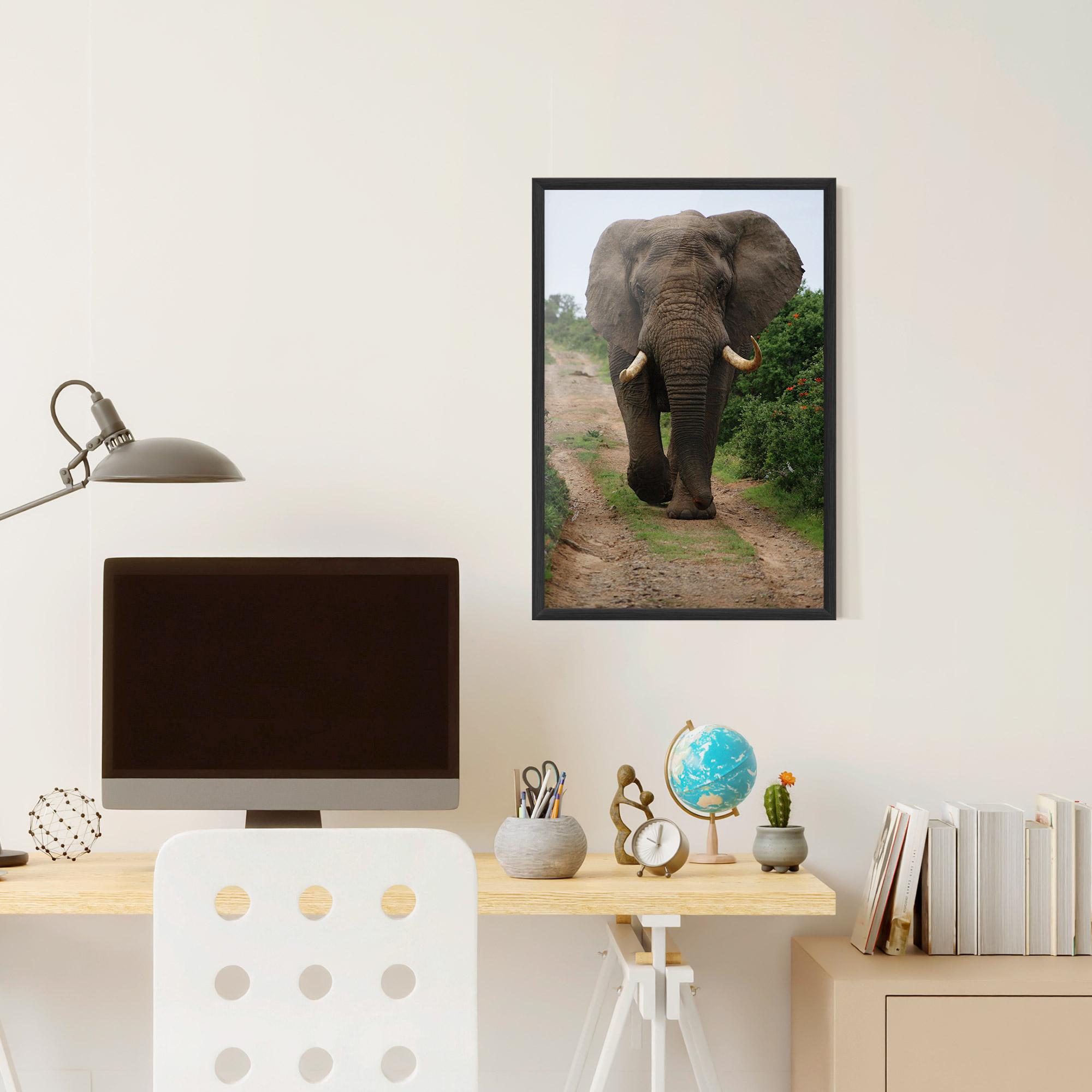 Keretezett Poszter Elephant Safari mockup 6