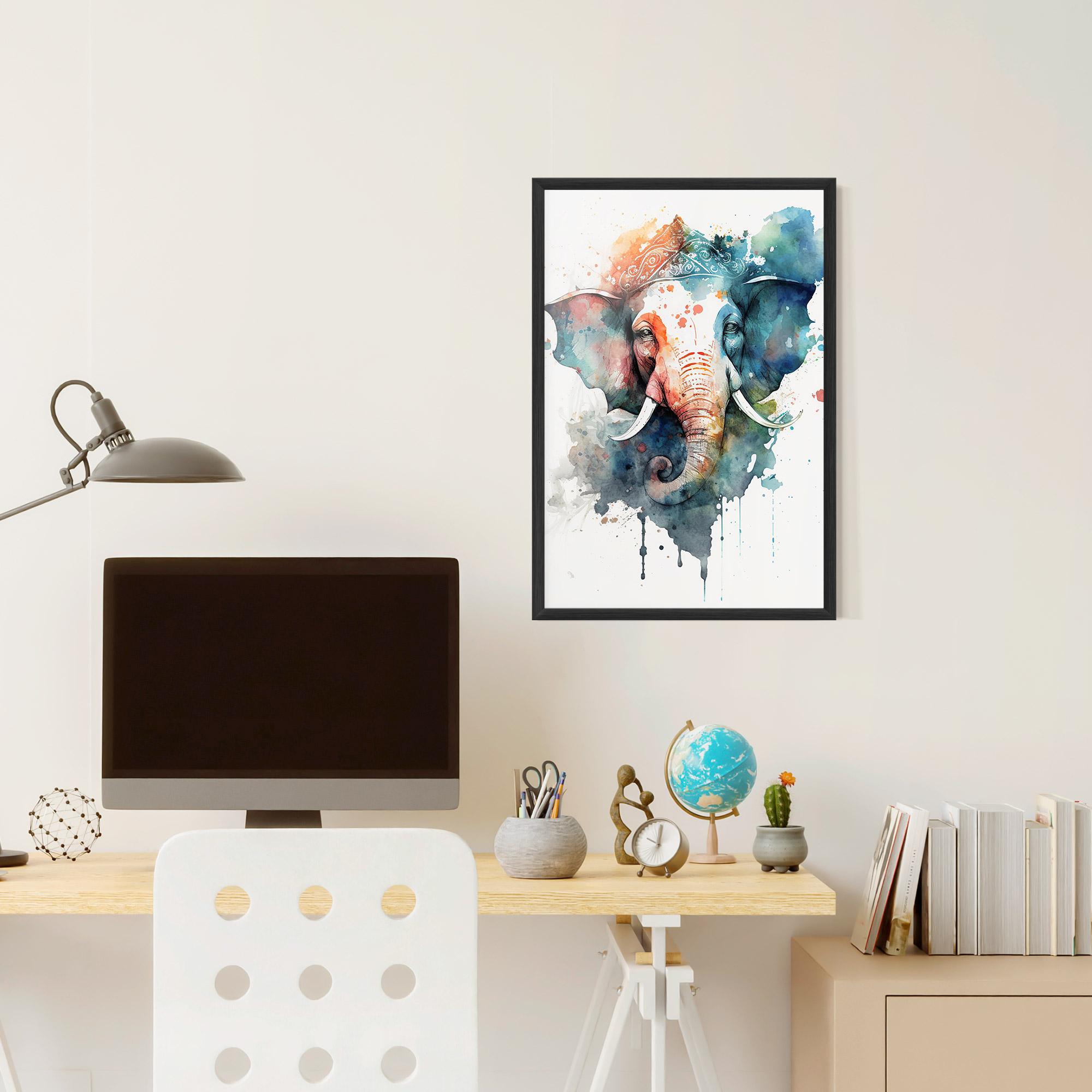 Keretezett Poszter Ganesha Chaturthi mockup 6