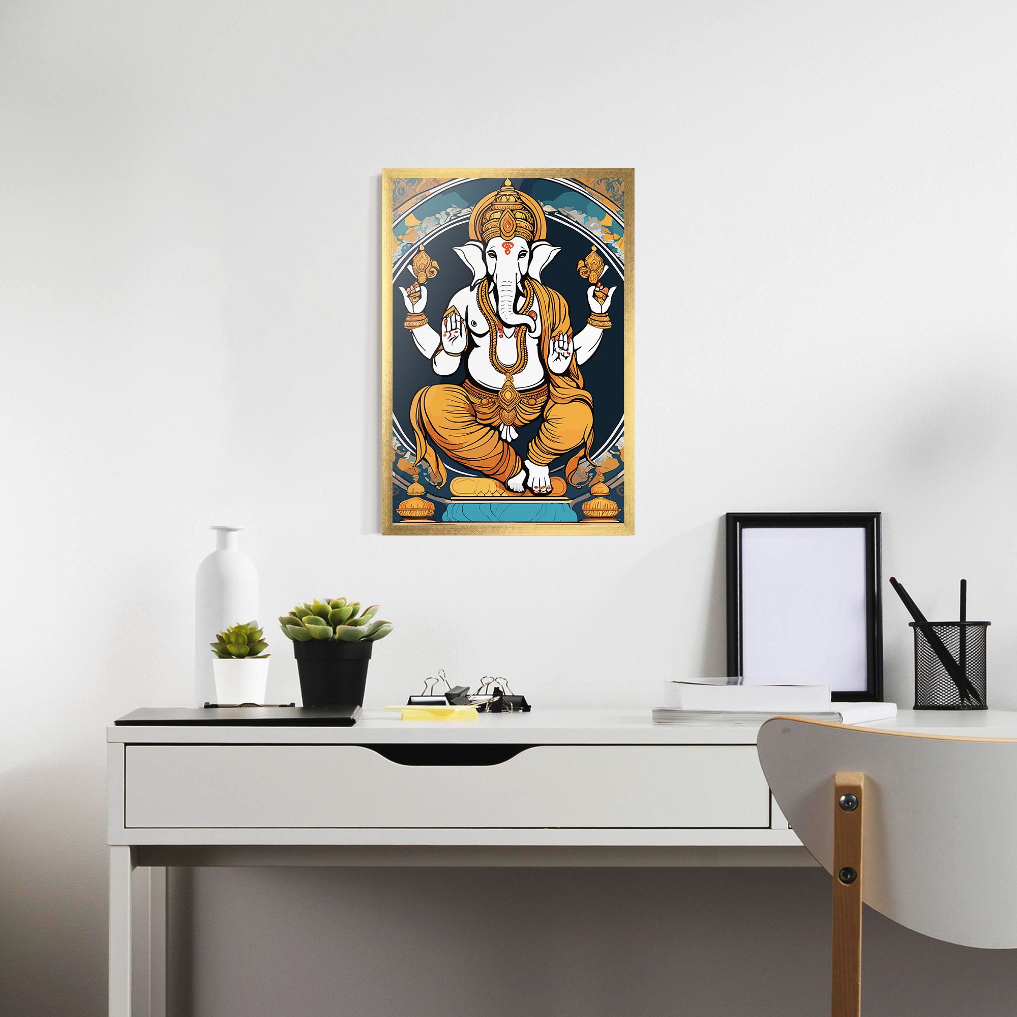 Gold Ganpati mockup 7