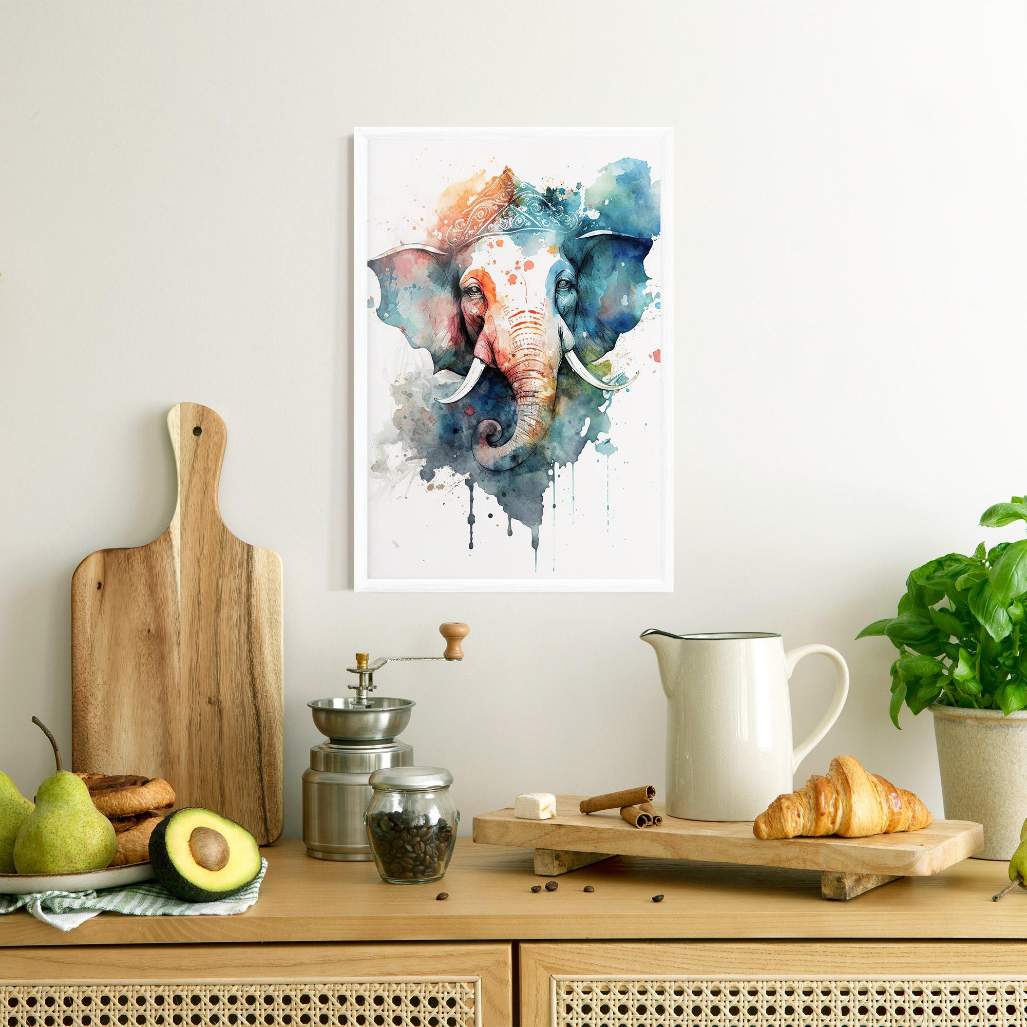 Keretezett Poszter Ganesha Chaturthi mockup 8