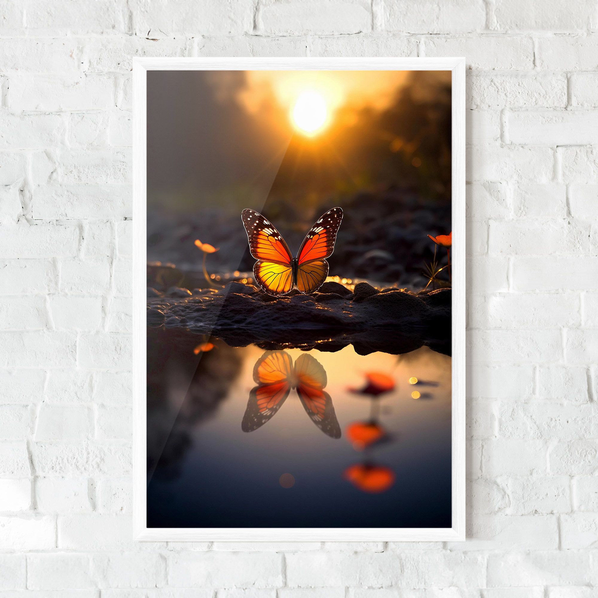 Sun Water Butterfly mockup 0