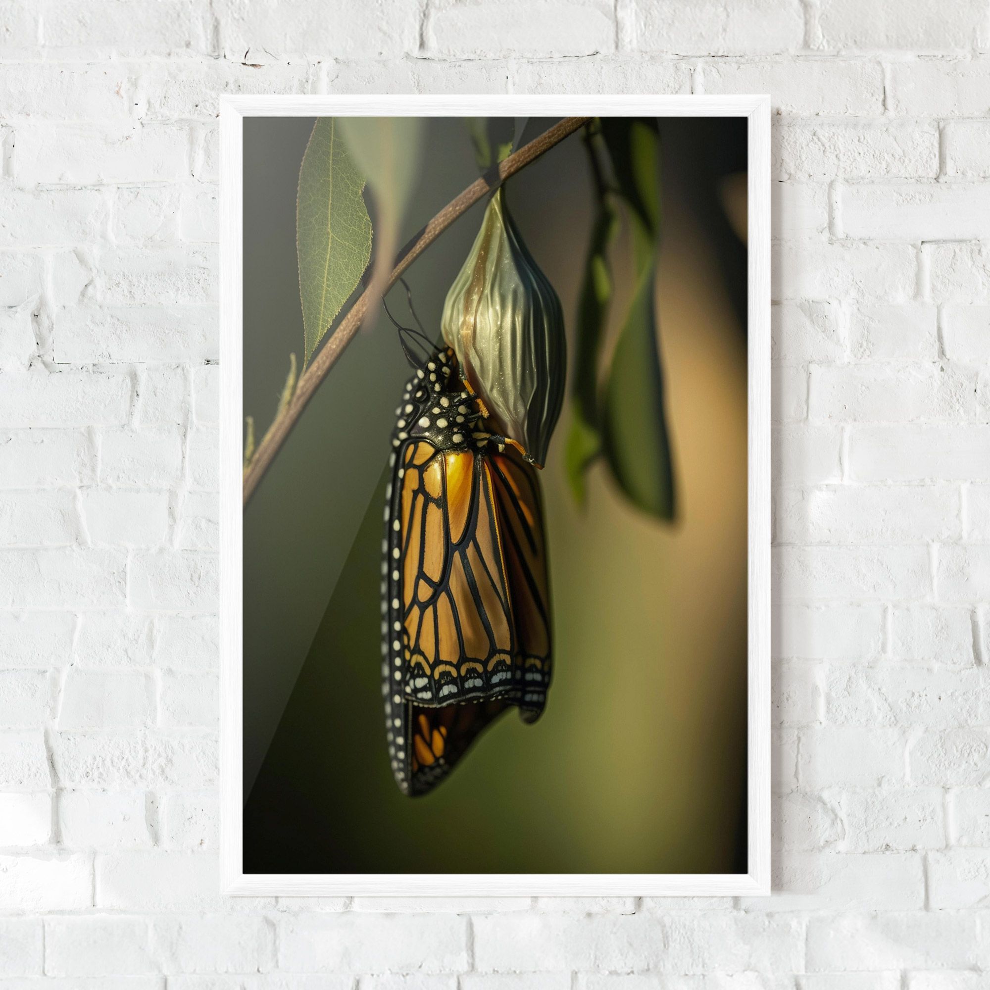 Yellow Black Butterfly mockup 0