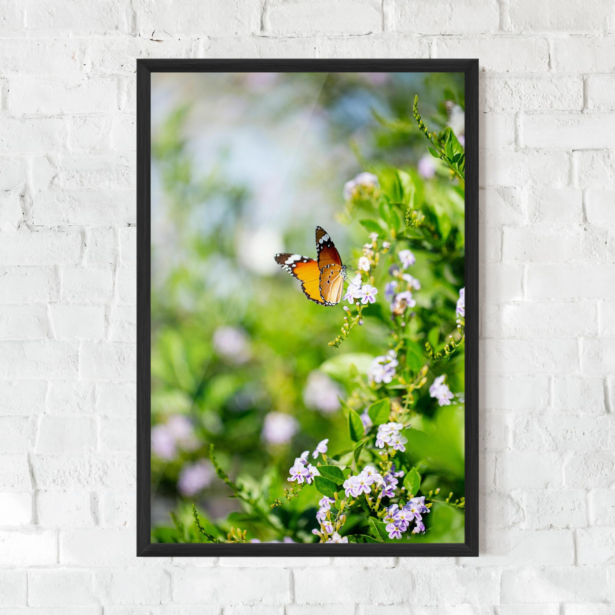 Keretezett Poszter Little Orange Elephant mockup 0