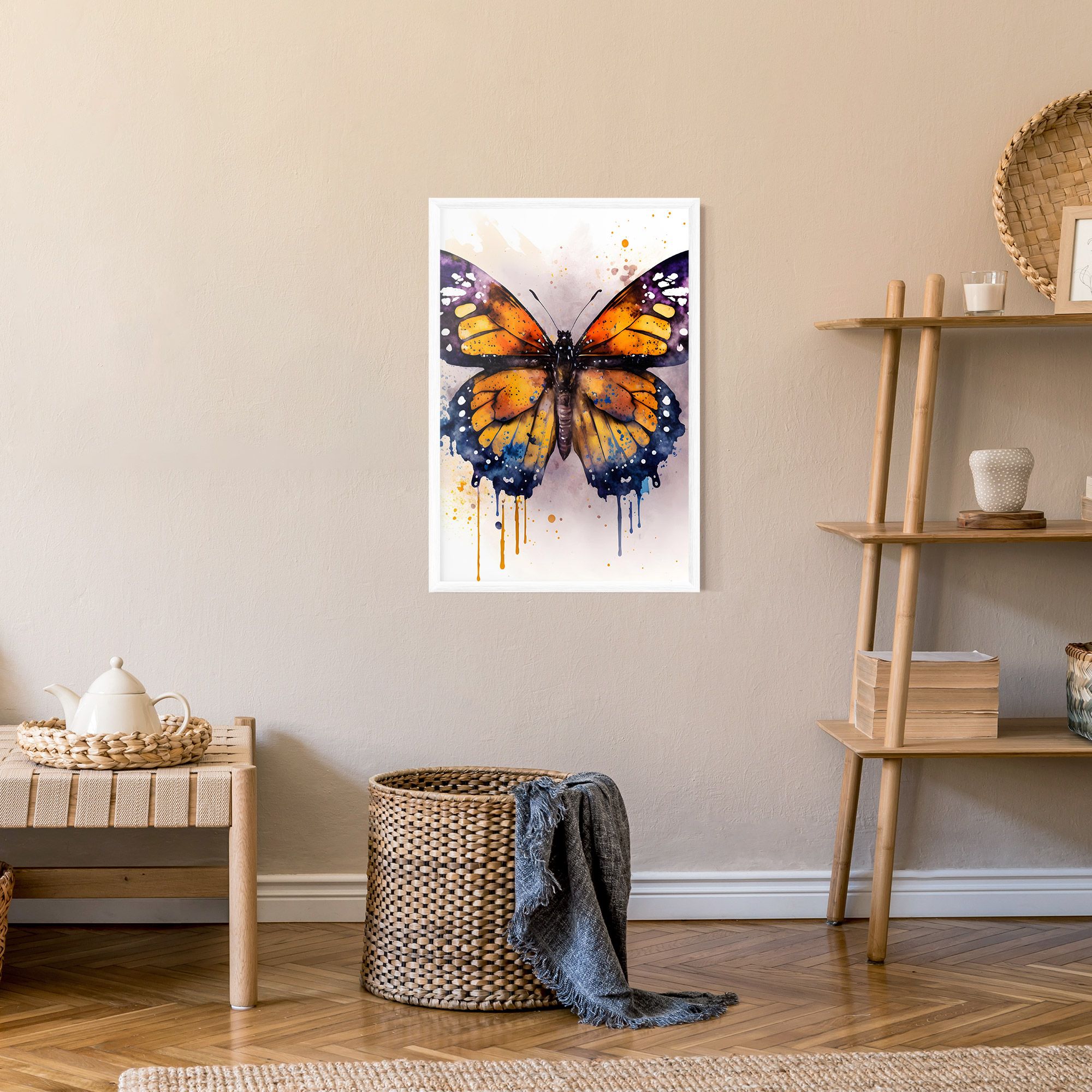 Watercolor Butterfly mockup 9