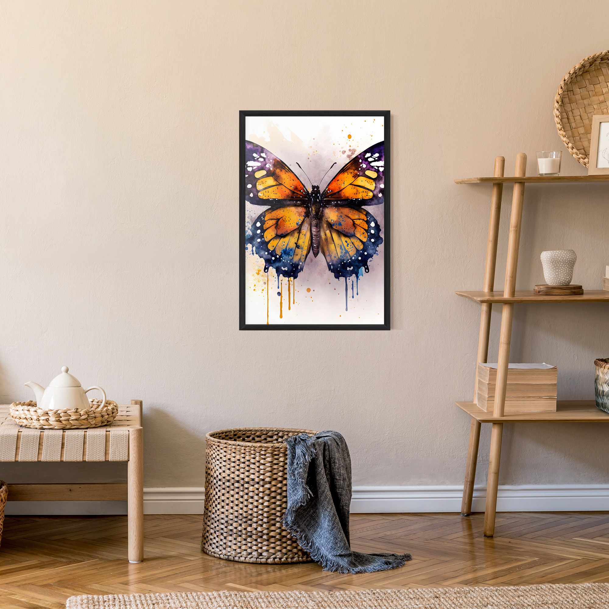 Watercolor Butterfly mockup 9