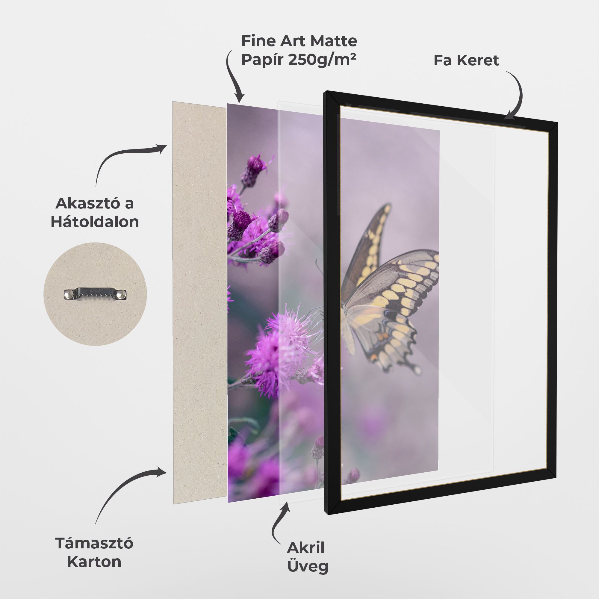 Cream Black Butterfly mockup 1