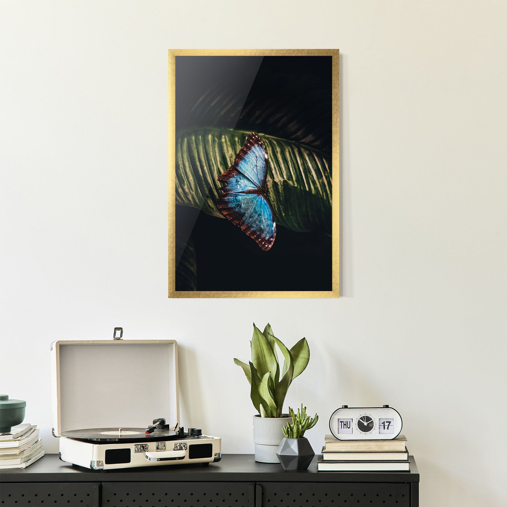 Light Blue Butterfly mockup 2