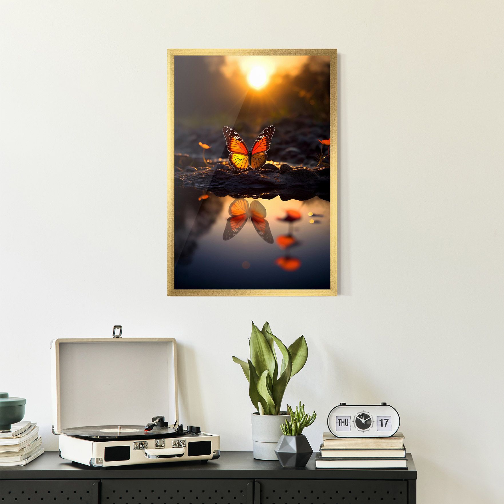 Sun Water Butterfly mockup 2