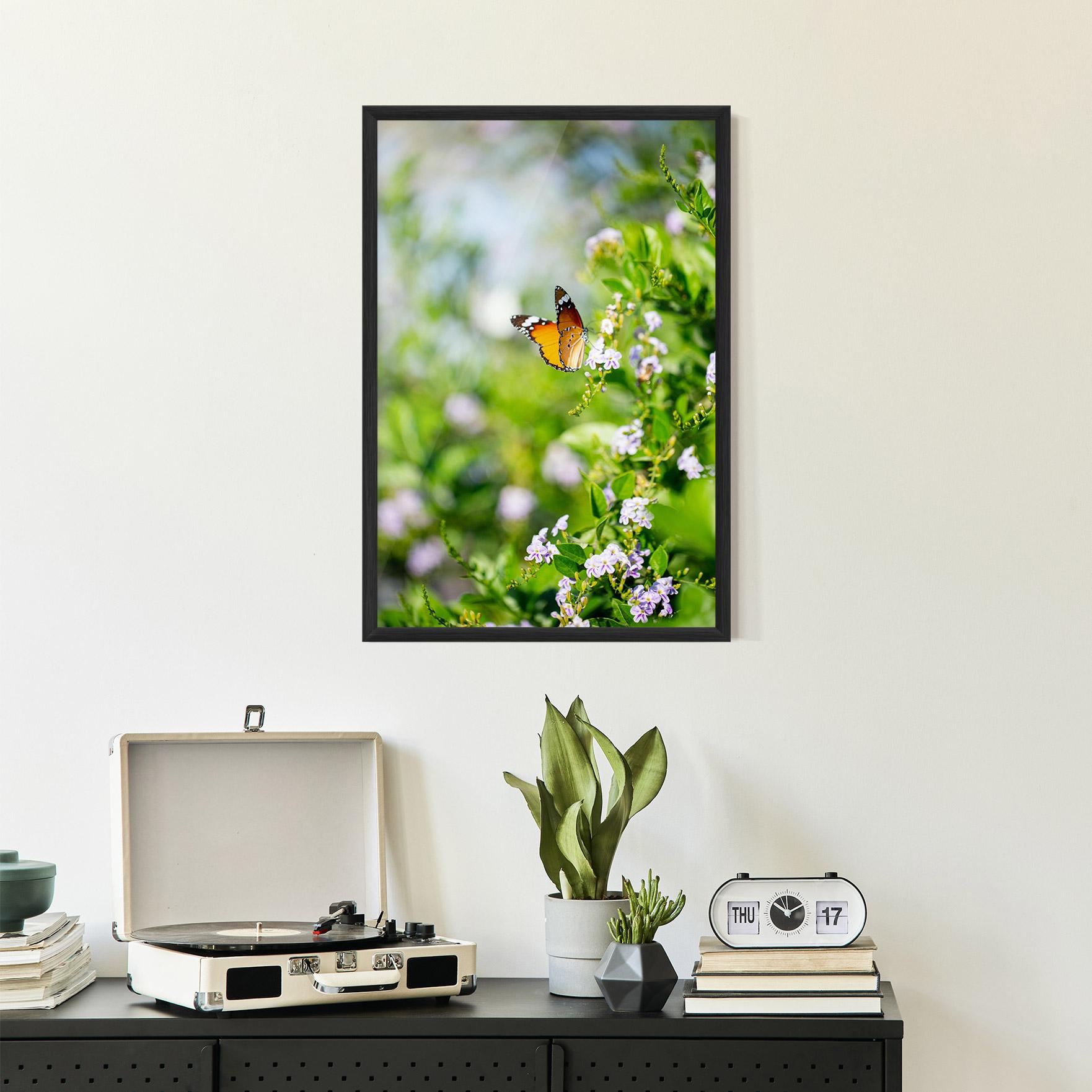 Keretezett Poszter Little Orange Elephant mockup 2