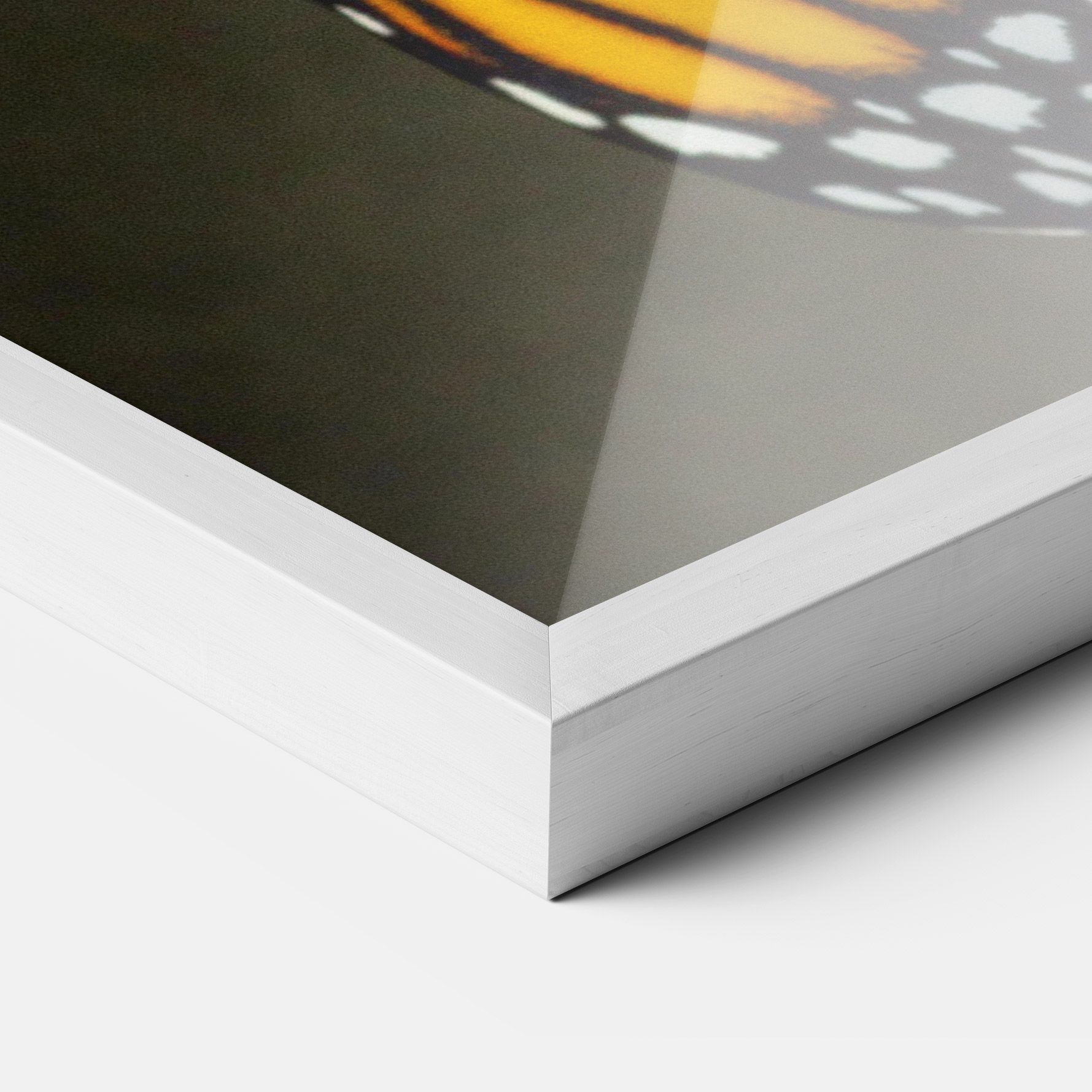 Dark Yellow Butterfly mockup 3