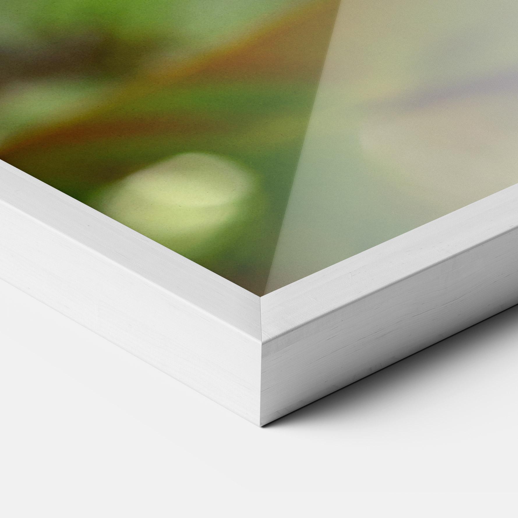 Keretezett Poszter Orange Yellow Butterfly mockup 3