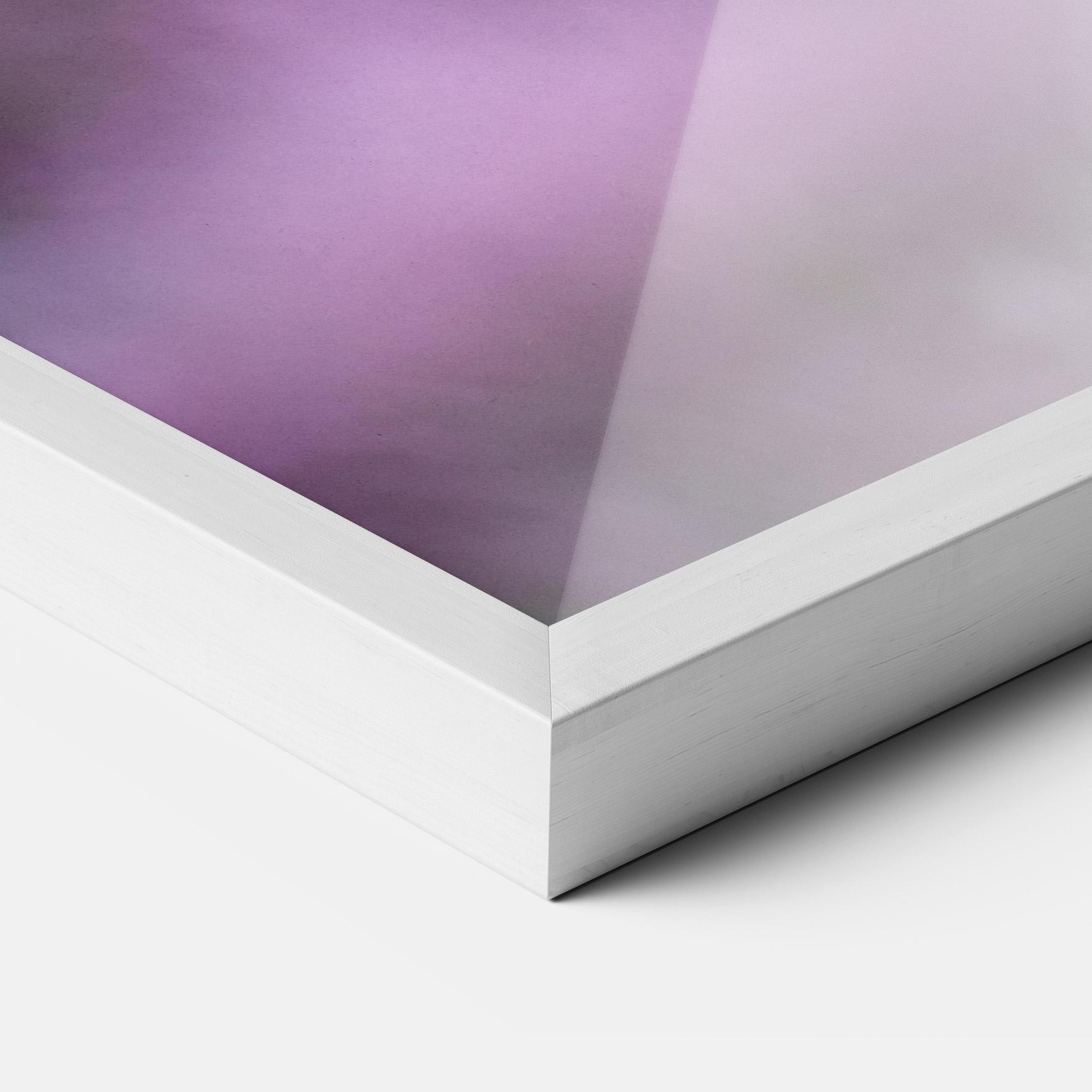 Keretezett Poszter Purple Flower Butterfly mockup 3