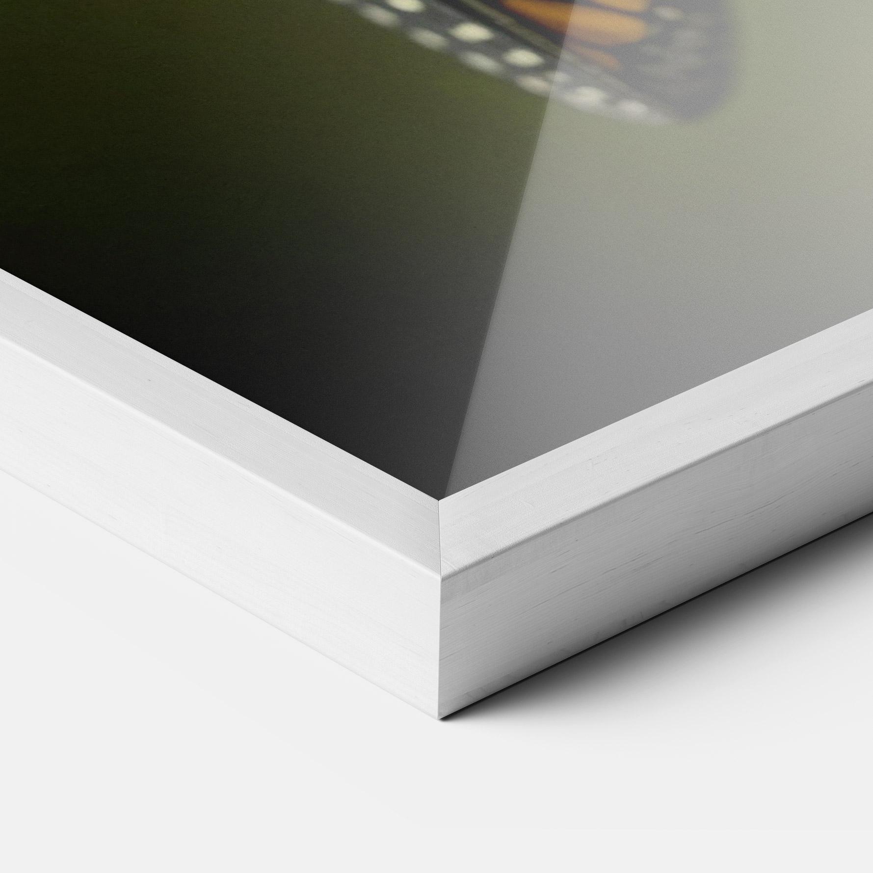 Keretezett Poszter Yellow Black Butterfly mockup 3