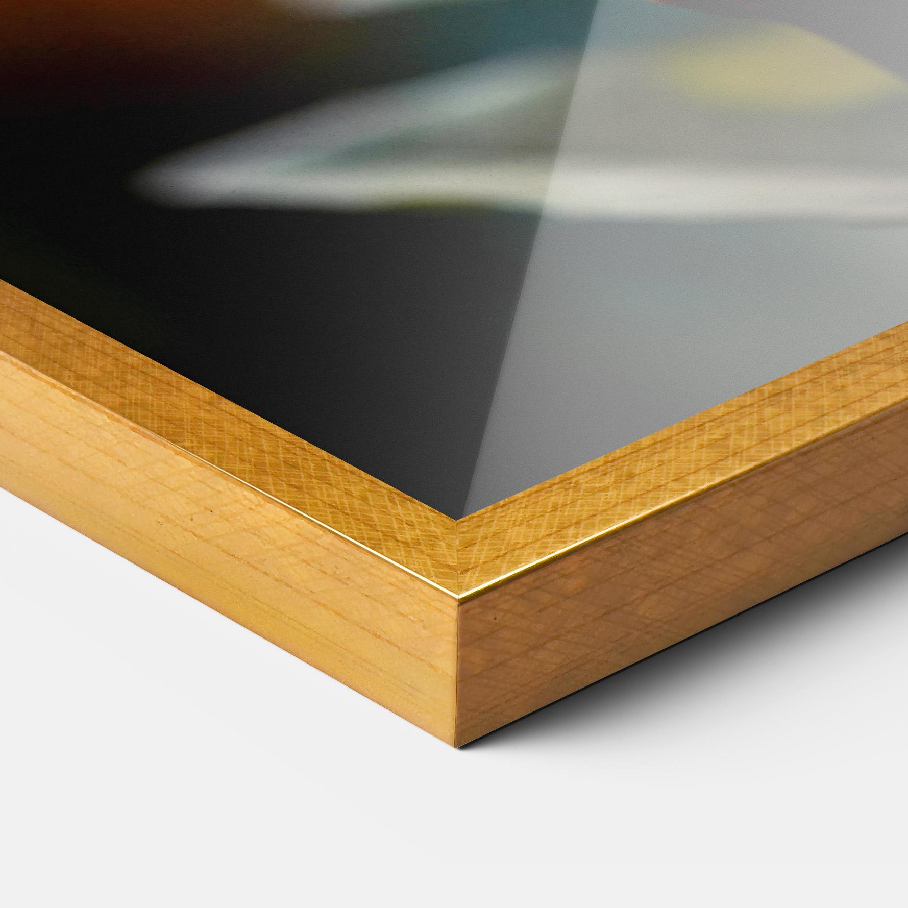 Keretezett Poszter Blue Yellow Butterfly mockup 3