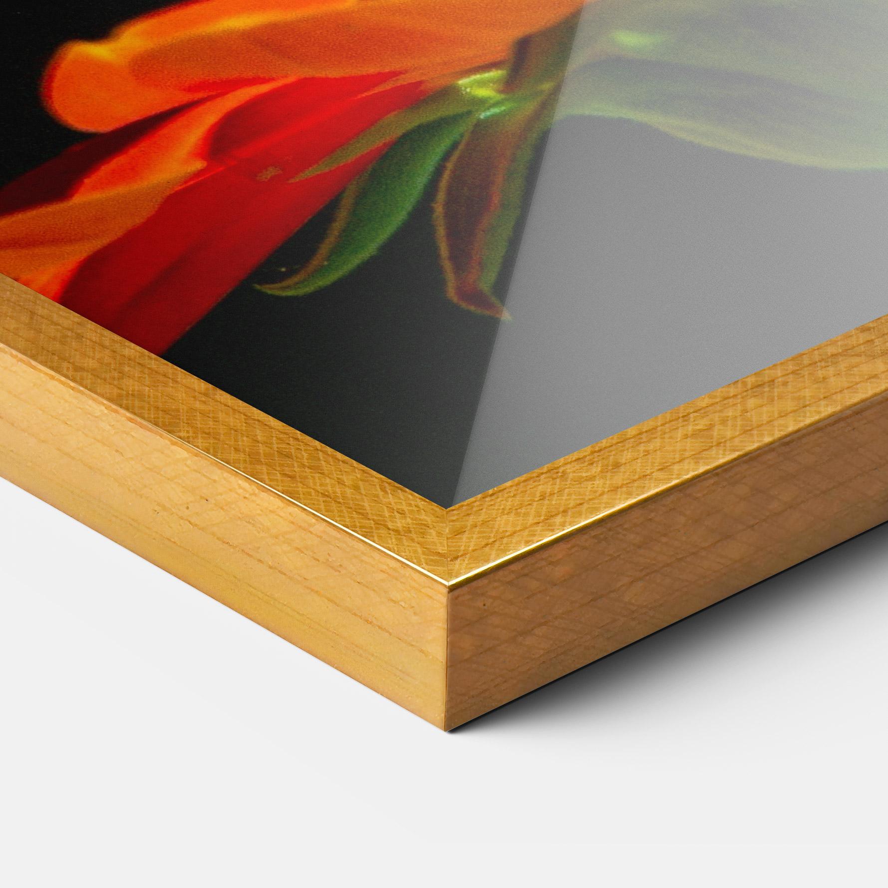 Keretezett Poszter Dark Orange Butterfy mockup 3