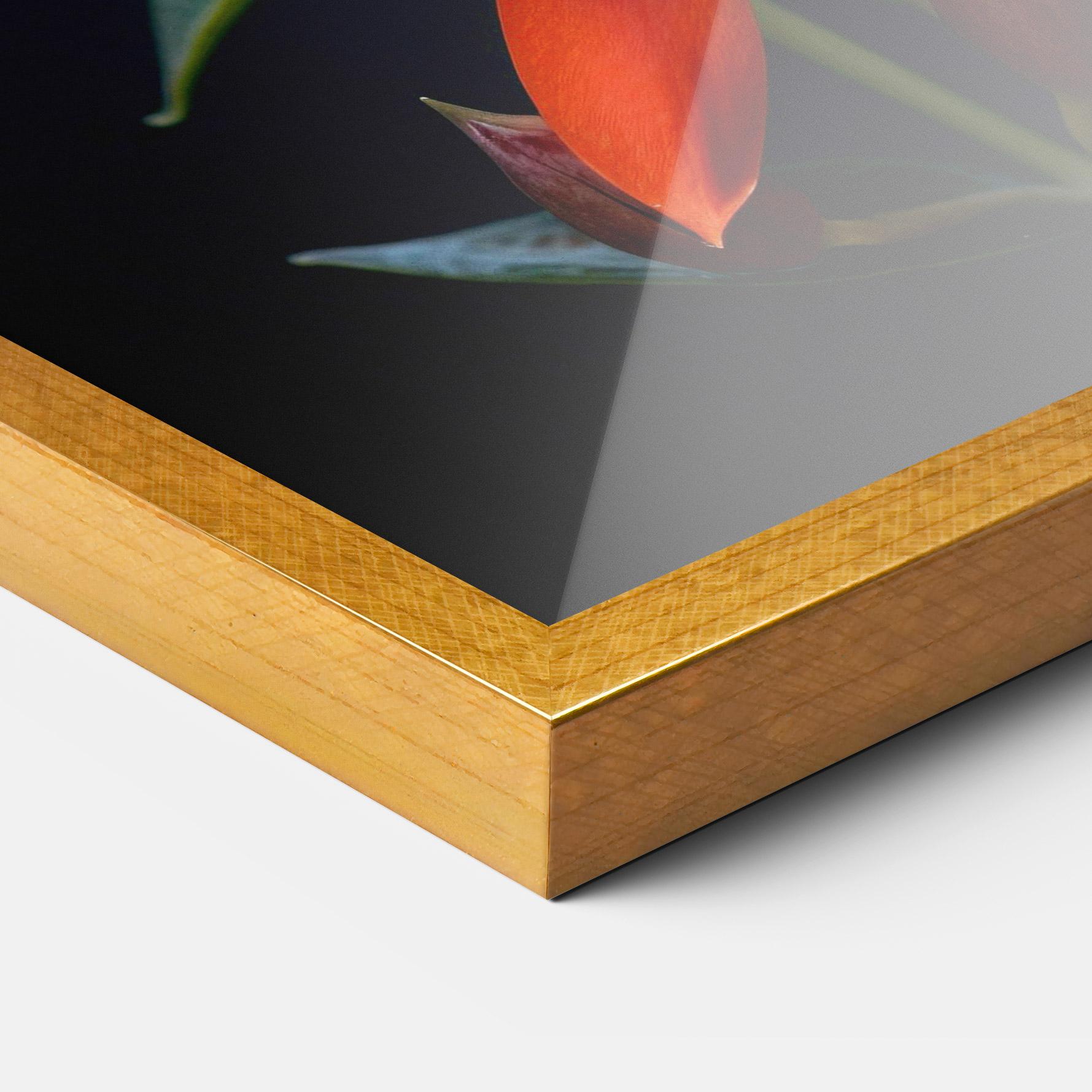 Keretezett Poszter Red Flower Butterfly mockup 3