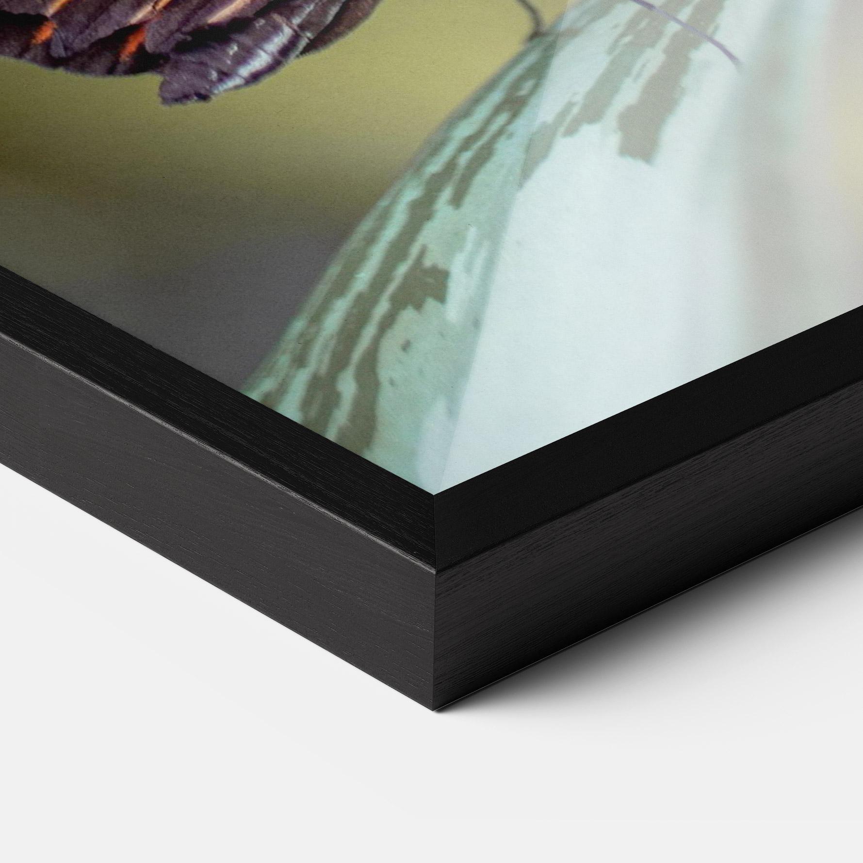 Keretezett Poszter Dark Purple Butterfly mockup 3