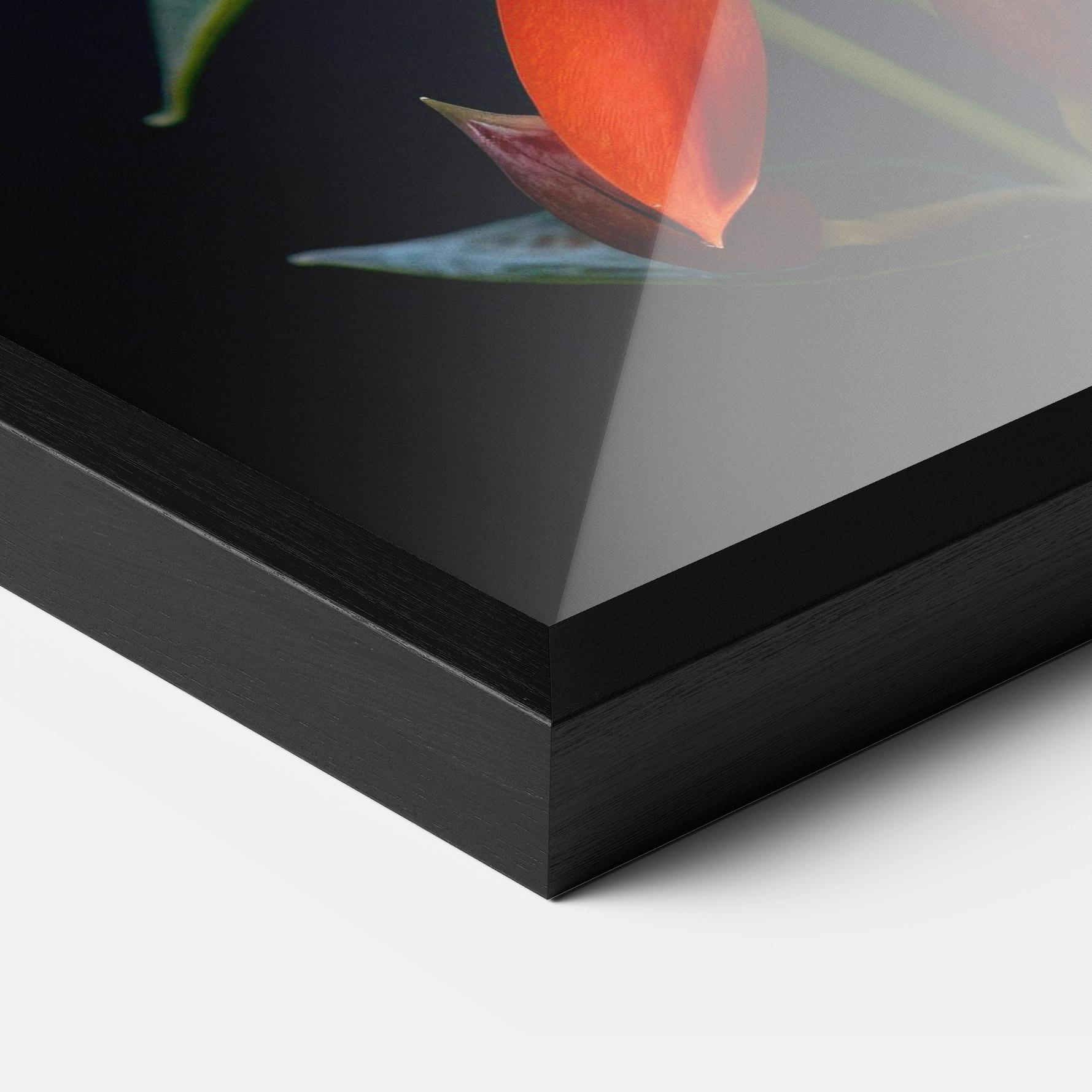 Keretezett Poszter Red Flower Butterfly mockup 3