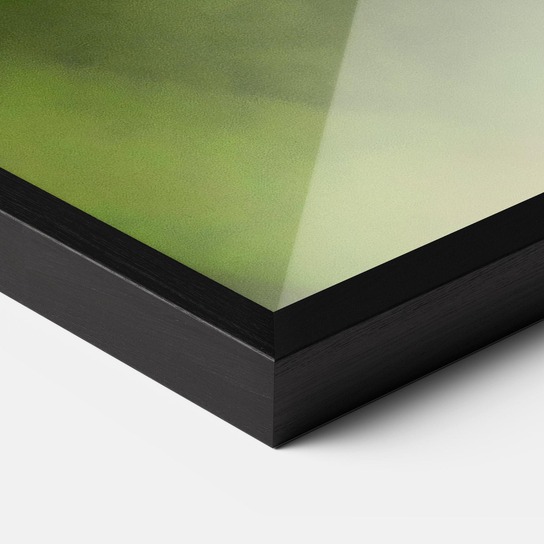 Keretezett Poszter Yellow White Butterfly mockup 3