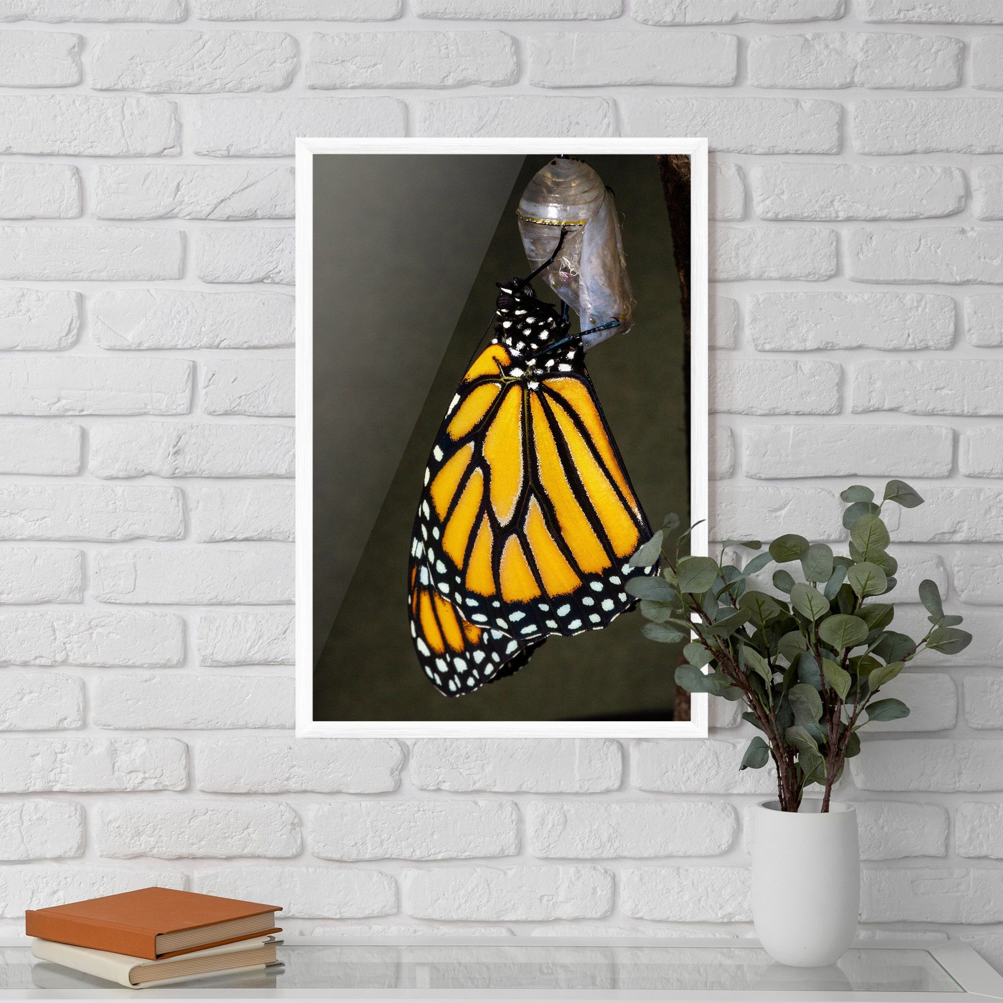 Dark Yellow Butterfly mockup 5