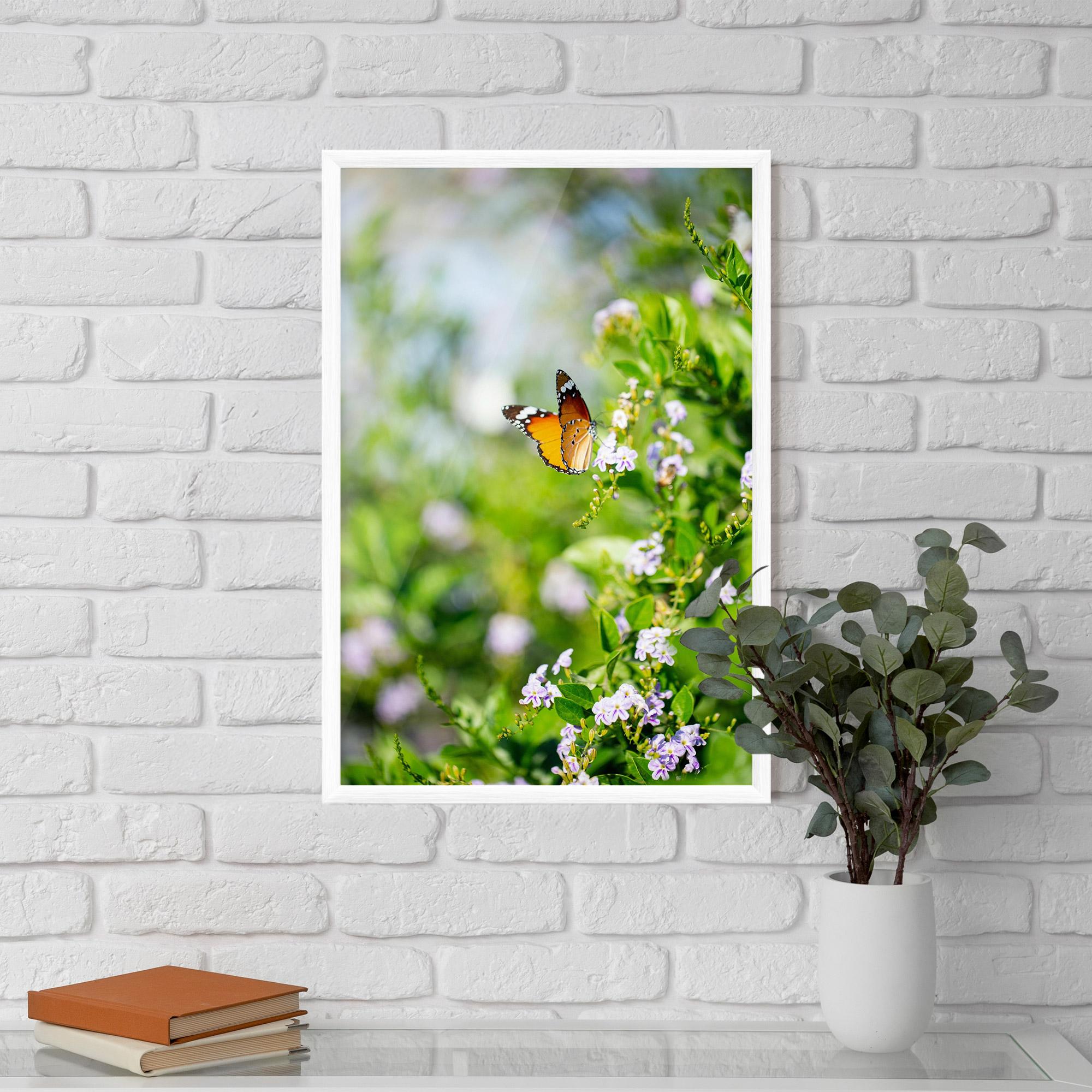 Keretezett Poszter Little Orange Elephant mockup 5