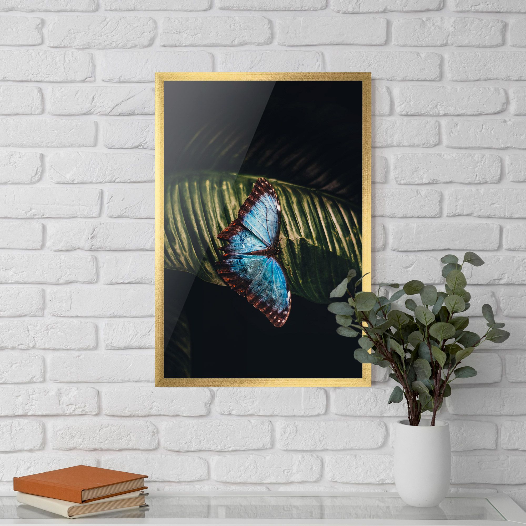 Light Blue Butterfly mockup 5