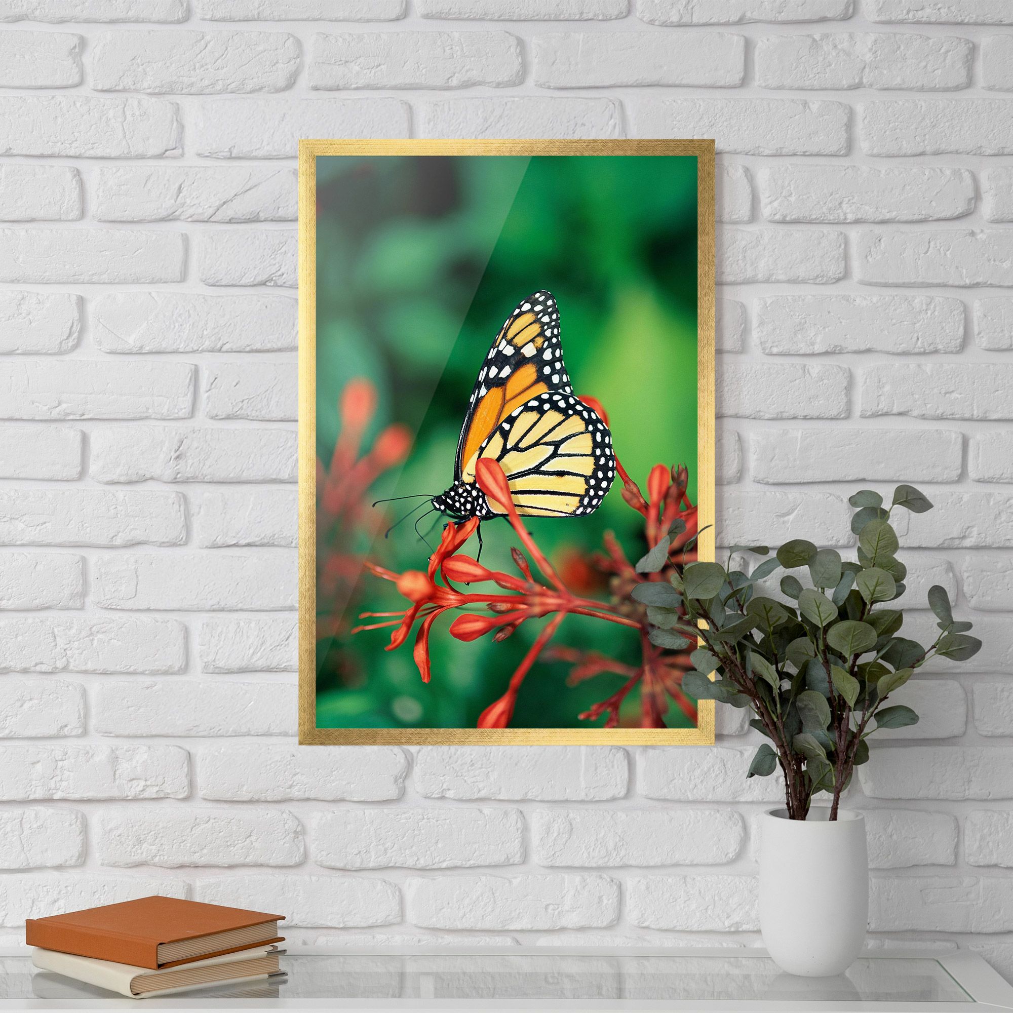 Small Orange Butterfly mockup 5