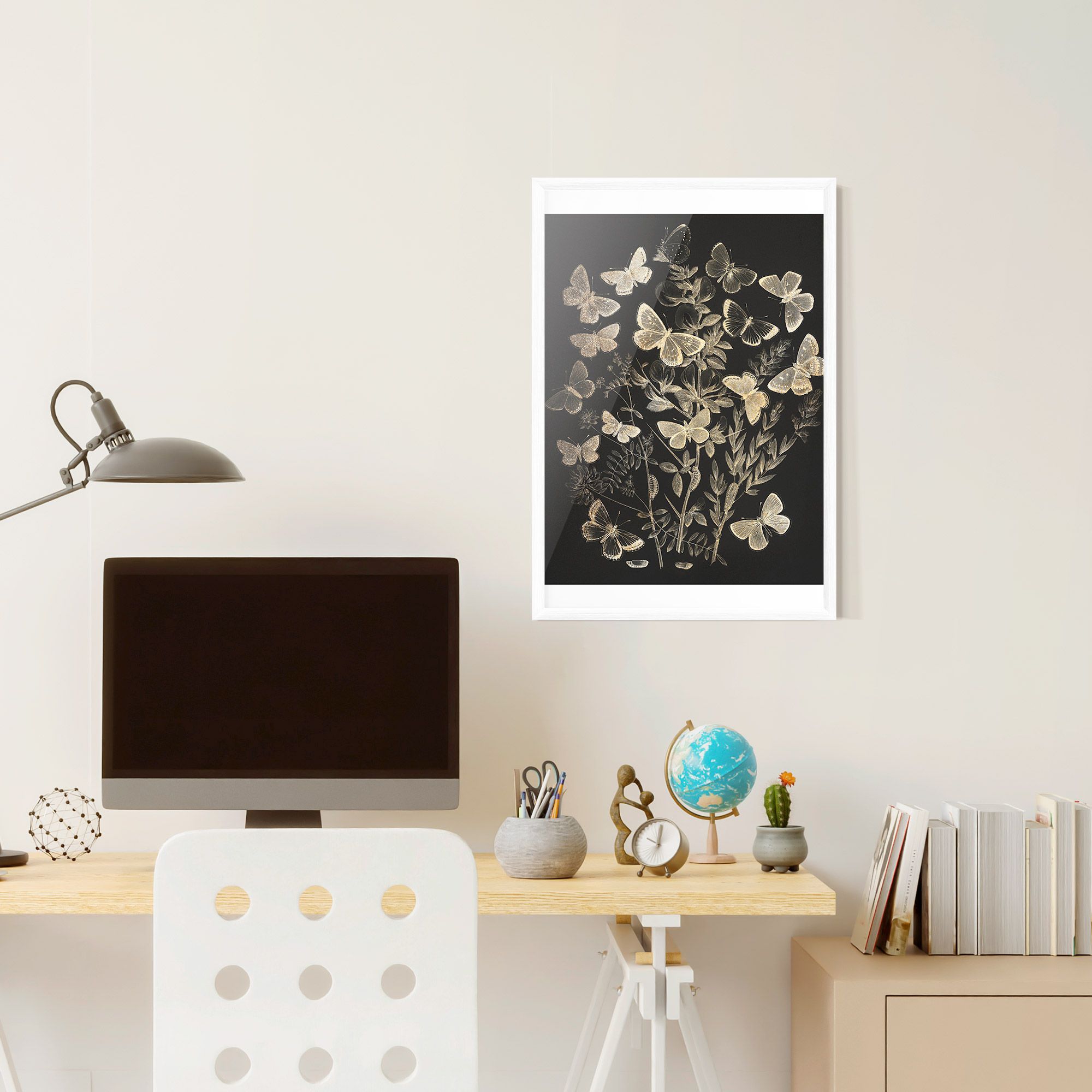 Grey Butterflies mockup 6
