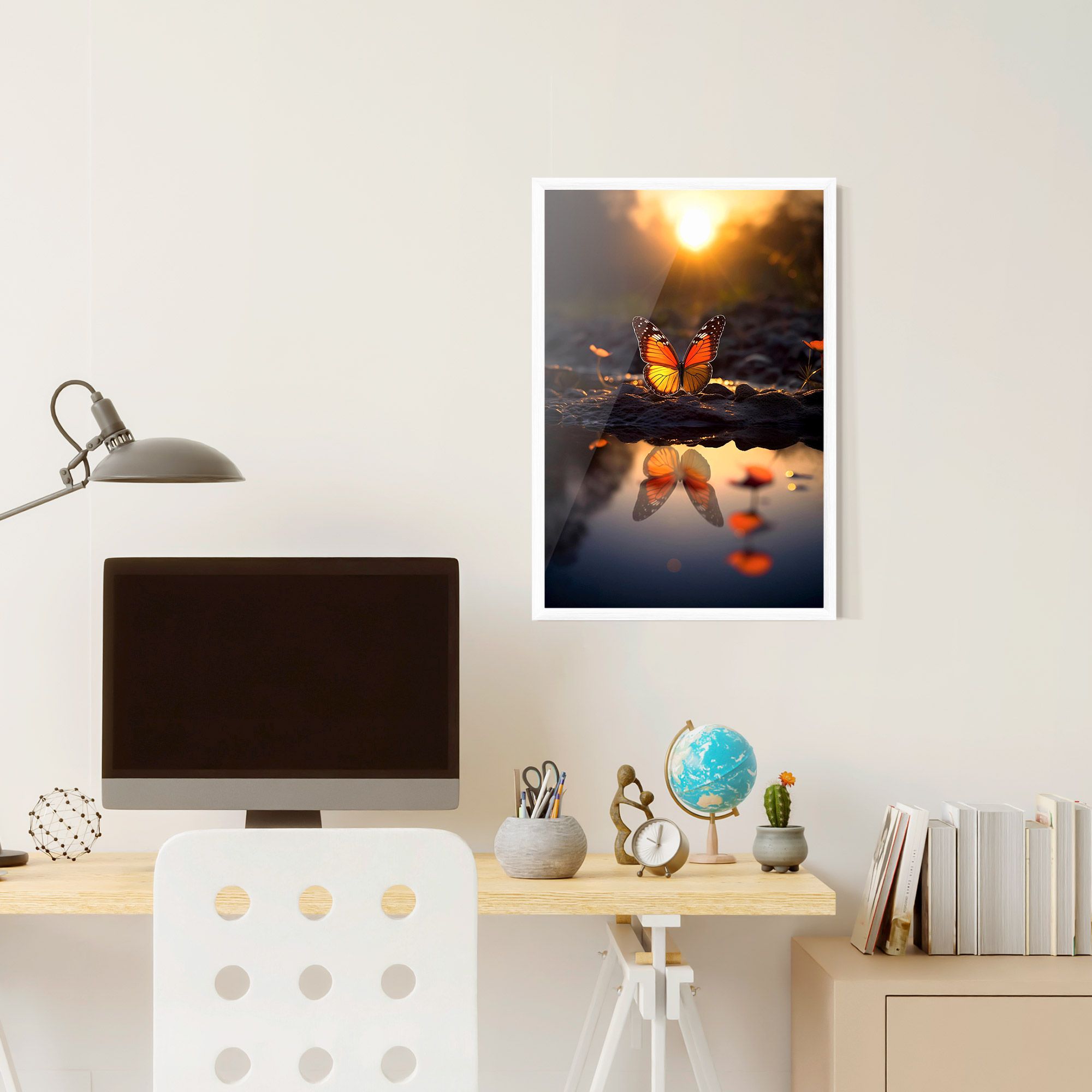 Sun Water Butterfly mockup 6