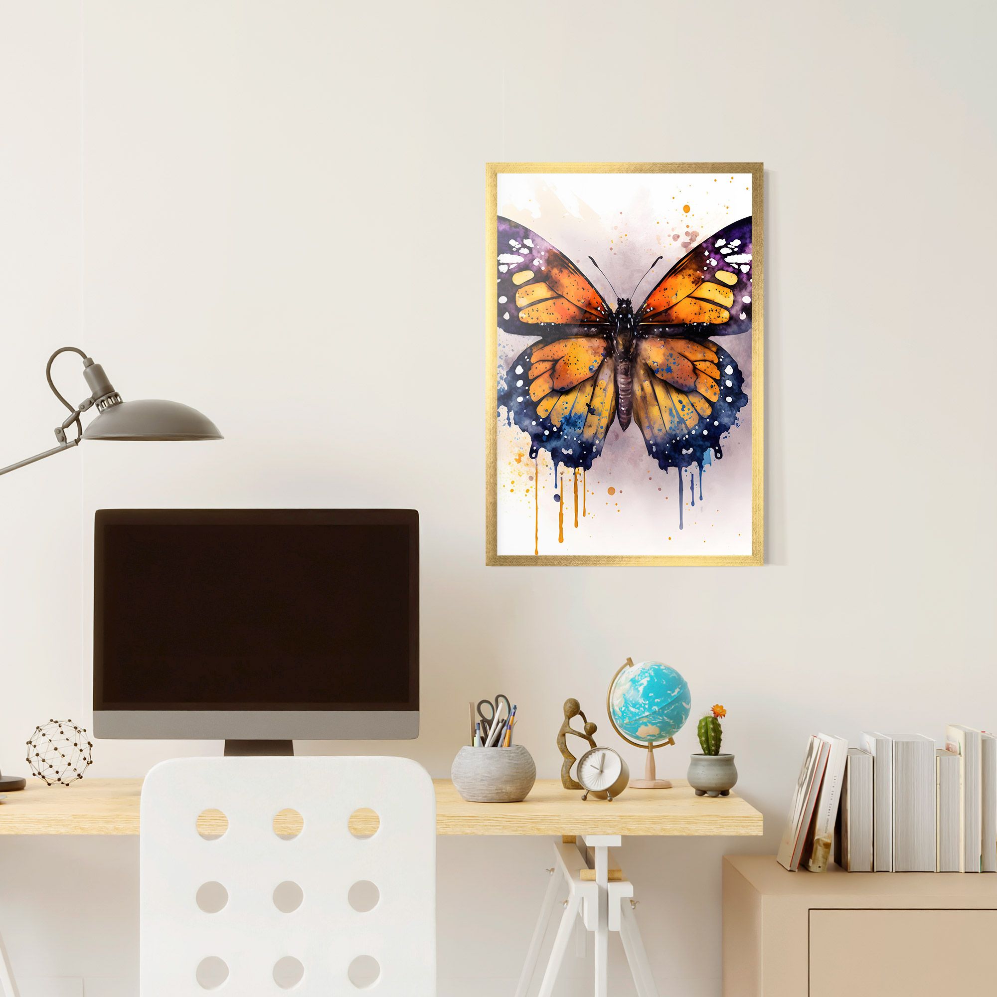 Watercolor Butterfly mockup 6