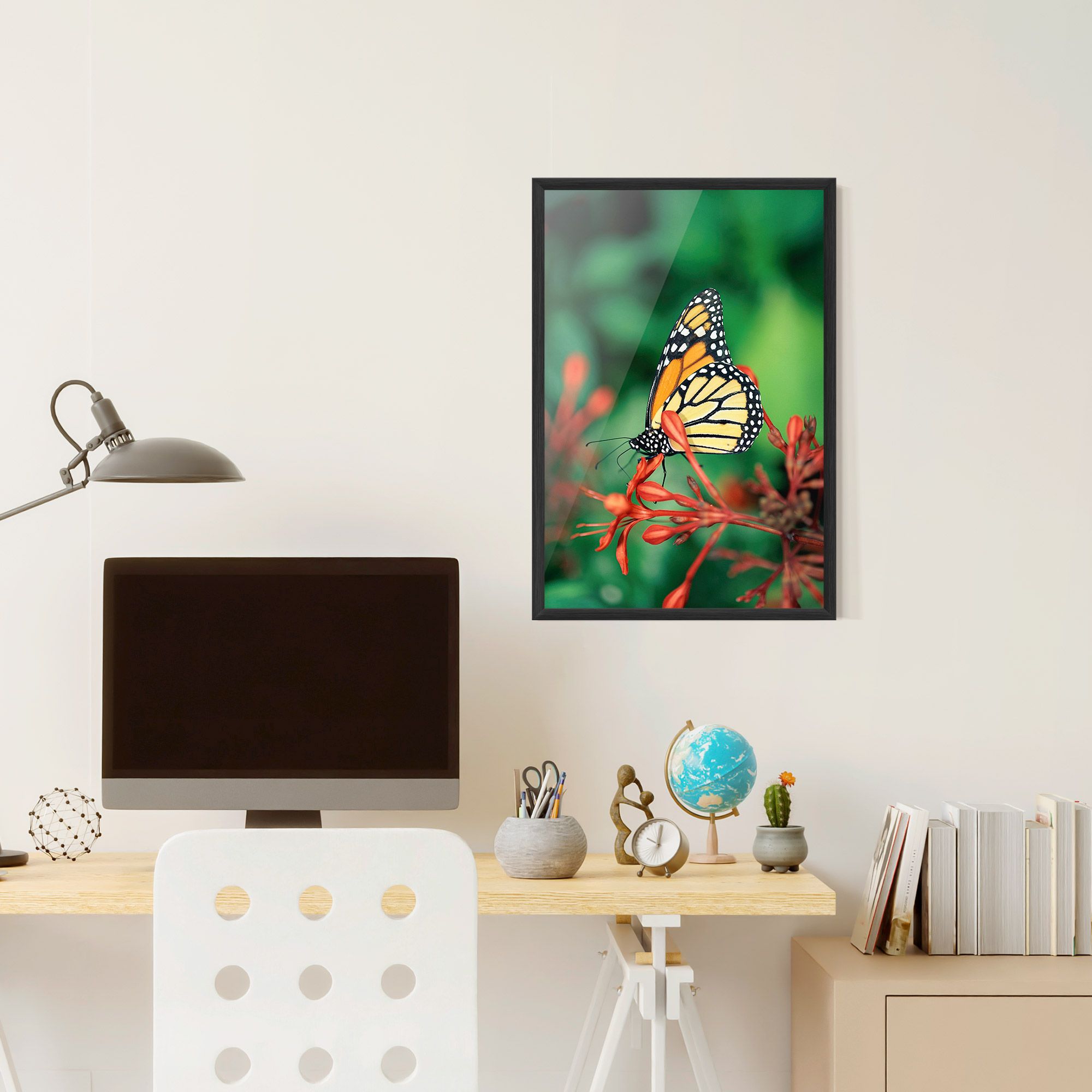 Small Orange Butterfly mockup 6