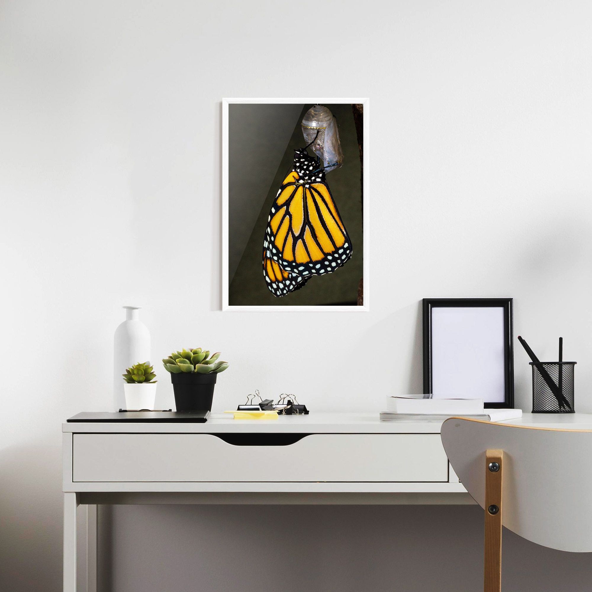Dark Yellow Butterfly mockup 7