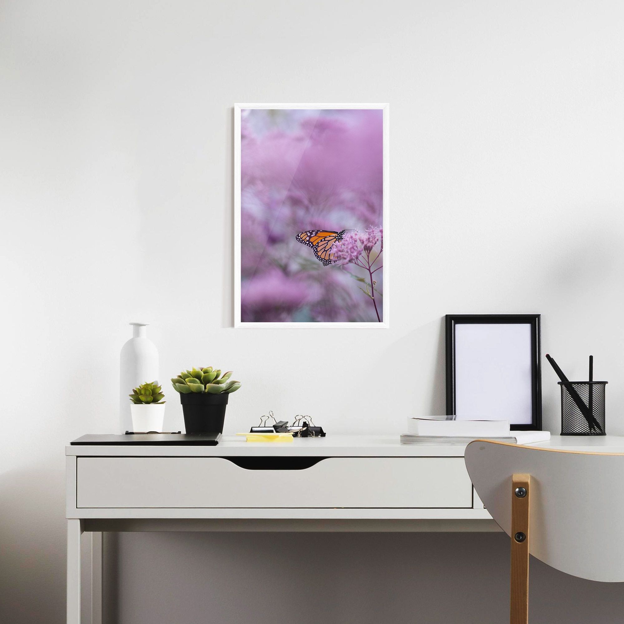 Purple Flower Butterfly mockup 7