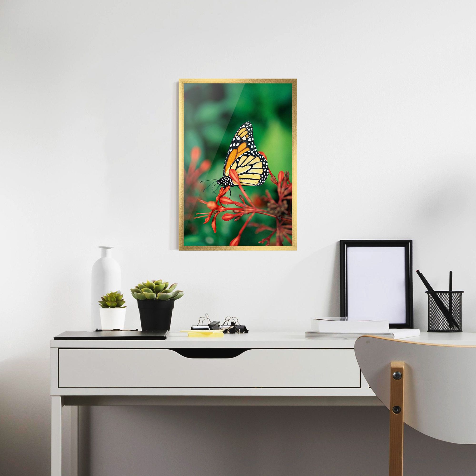 Small Orange Butterfly mockup 7