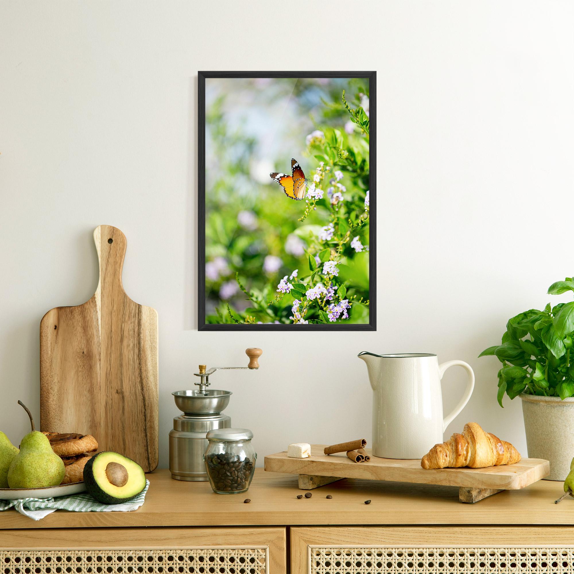 Keretezett Poszter Little Orange Elephant mockup 8