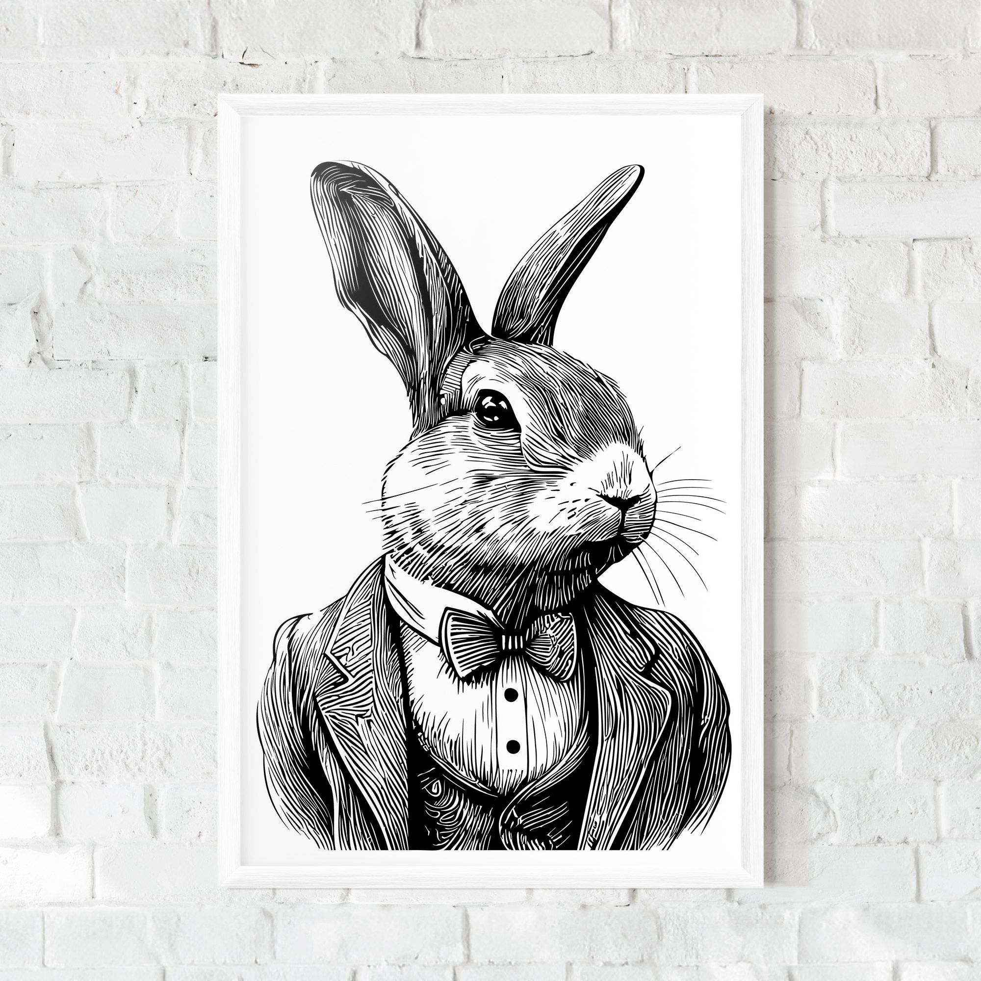 Bunny In Suit mockup 0